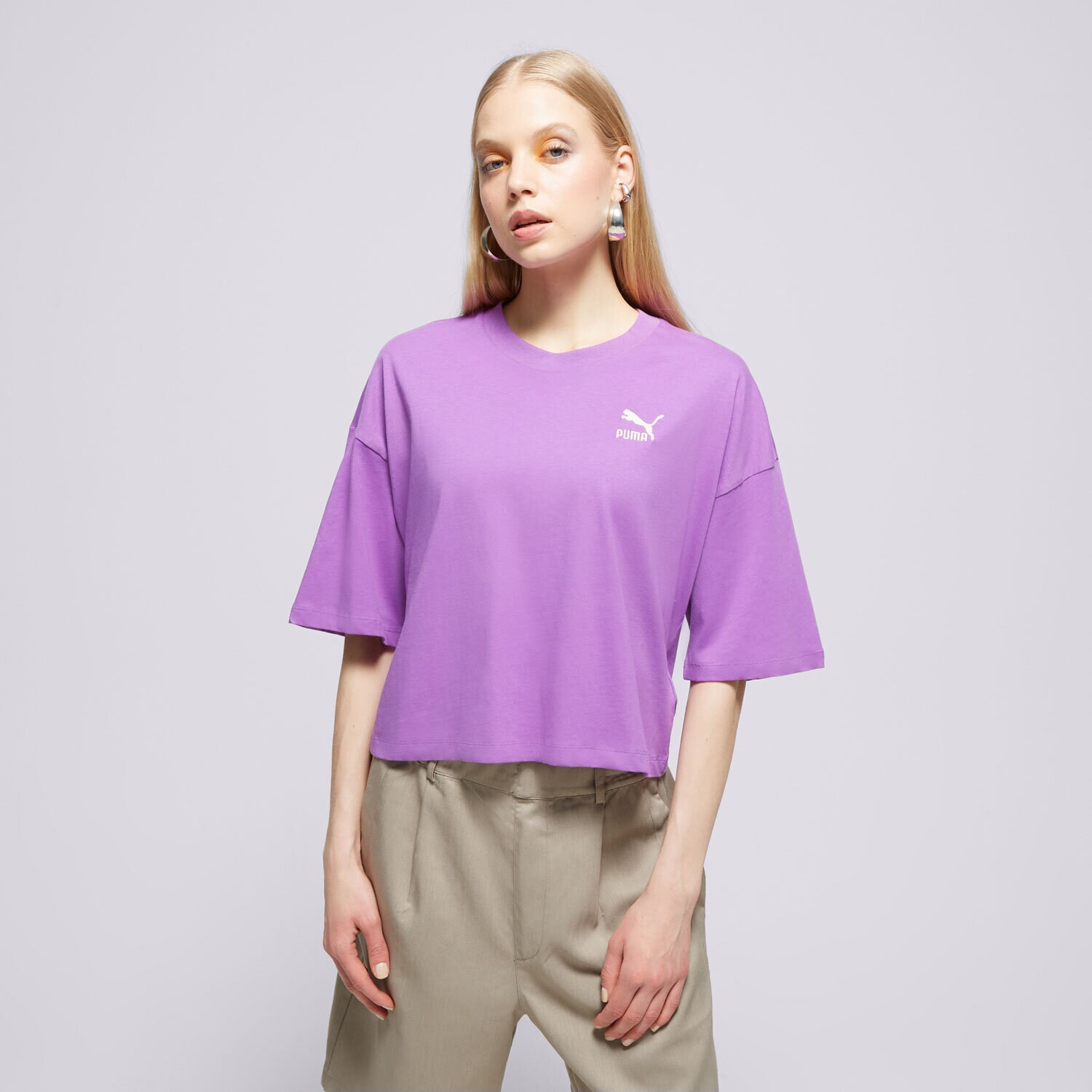 Femei tricou PUMA TRICOU BETTER CLASSICS OVERSIZED 62422650 Violet