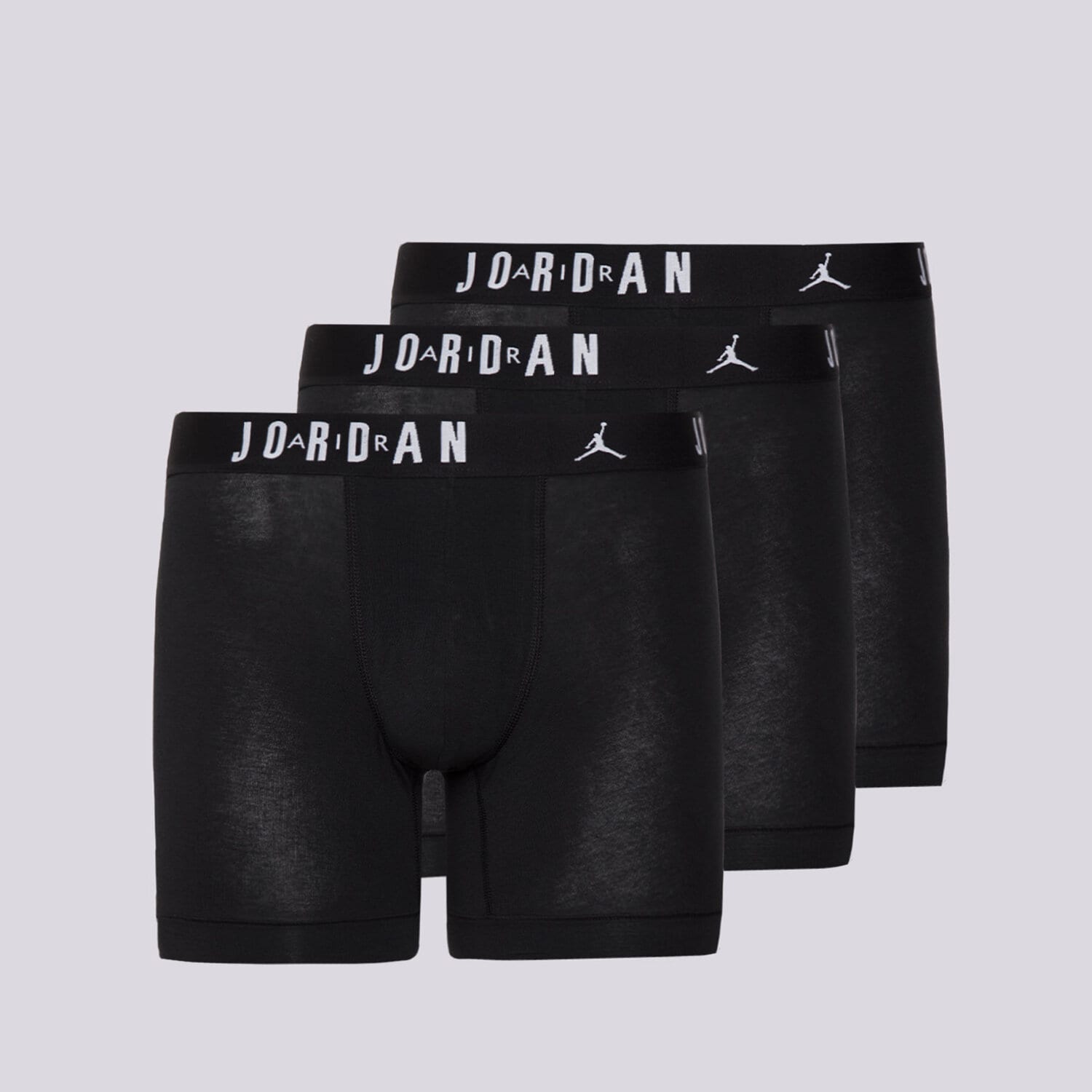 Bărbați lenjerie, boxeri JORDAN BOXERI FLIGHT COTTON CORE 3PK BB JM0622-023 Negru