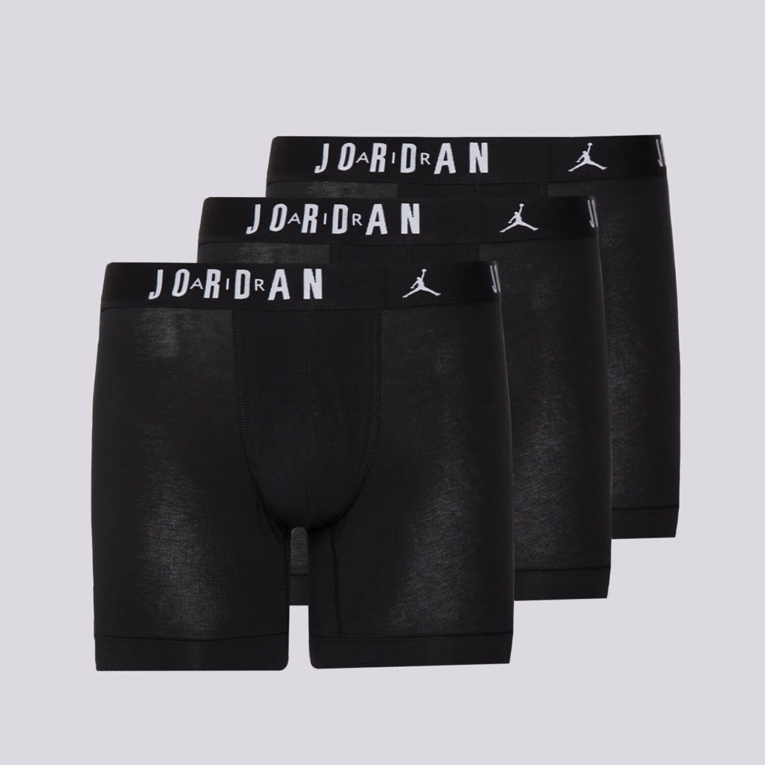 Bărbați lenjerie, boxeri JORDAN BOXERI FLIGHT COTTON CORE 3PK BB JM0622-023 Negru