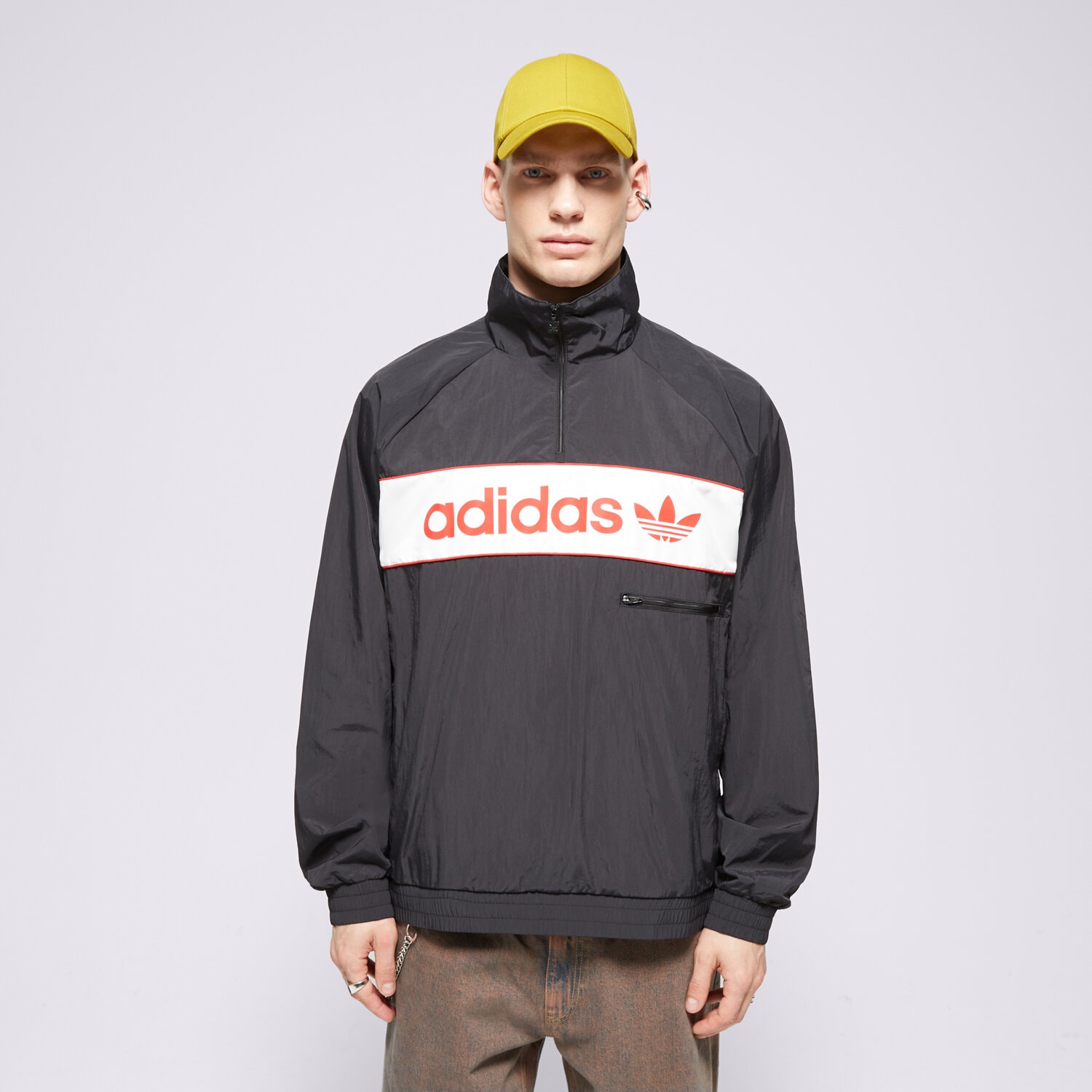 Bărbați bluză ADIDAS BLUZĂ WINDBREAKER IS1398 Negru