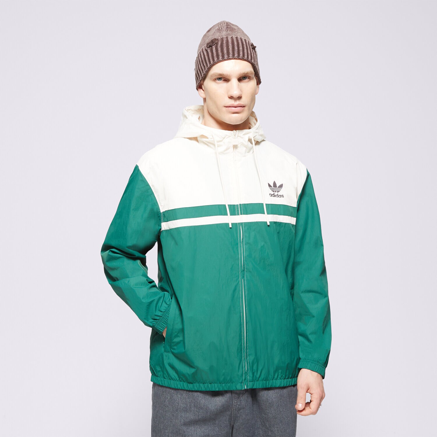 Bărbați jachetă ADIDAS JACHETĂ WINDBREAKER IU0201 Verde