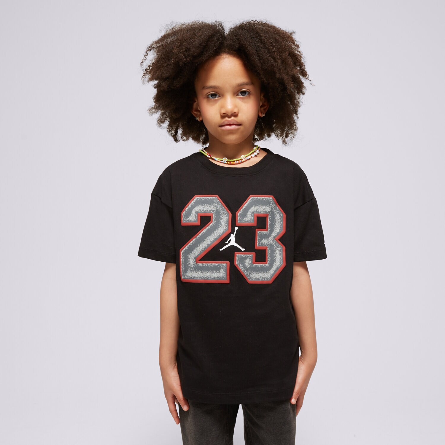 Copii tricou JORDAN TRICOU 23 FLIGHT SS TEE GIRL 45C990-023 Negru