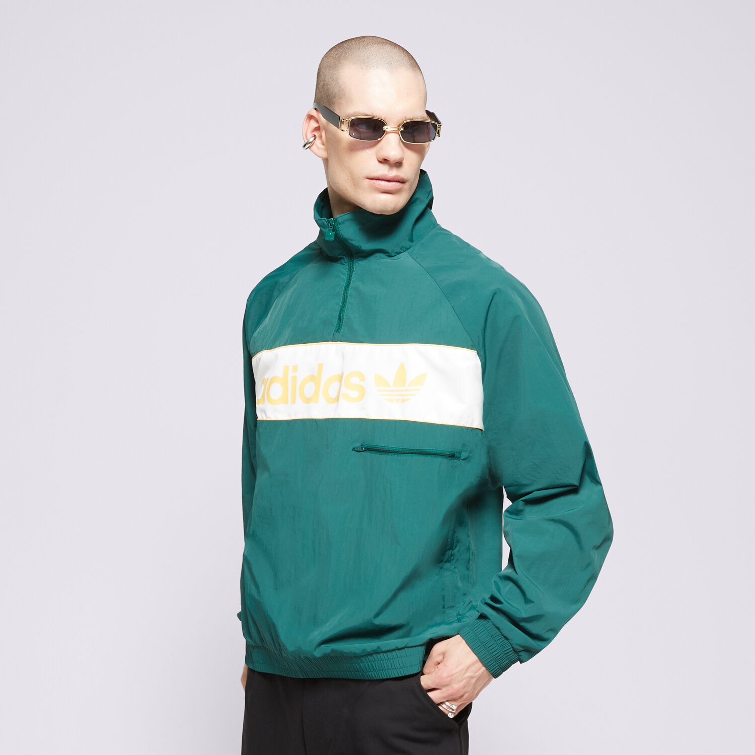 Bărbați bluză ADIDAS BLUZĂ WINDBREAKER IS3318 Verde