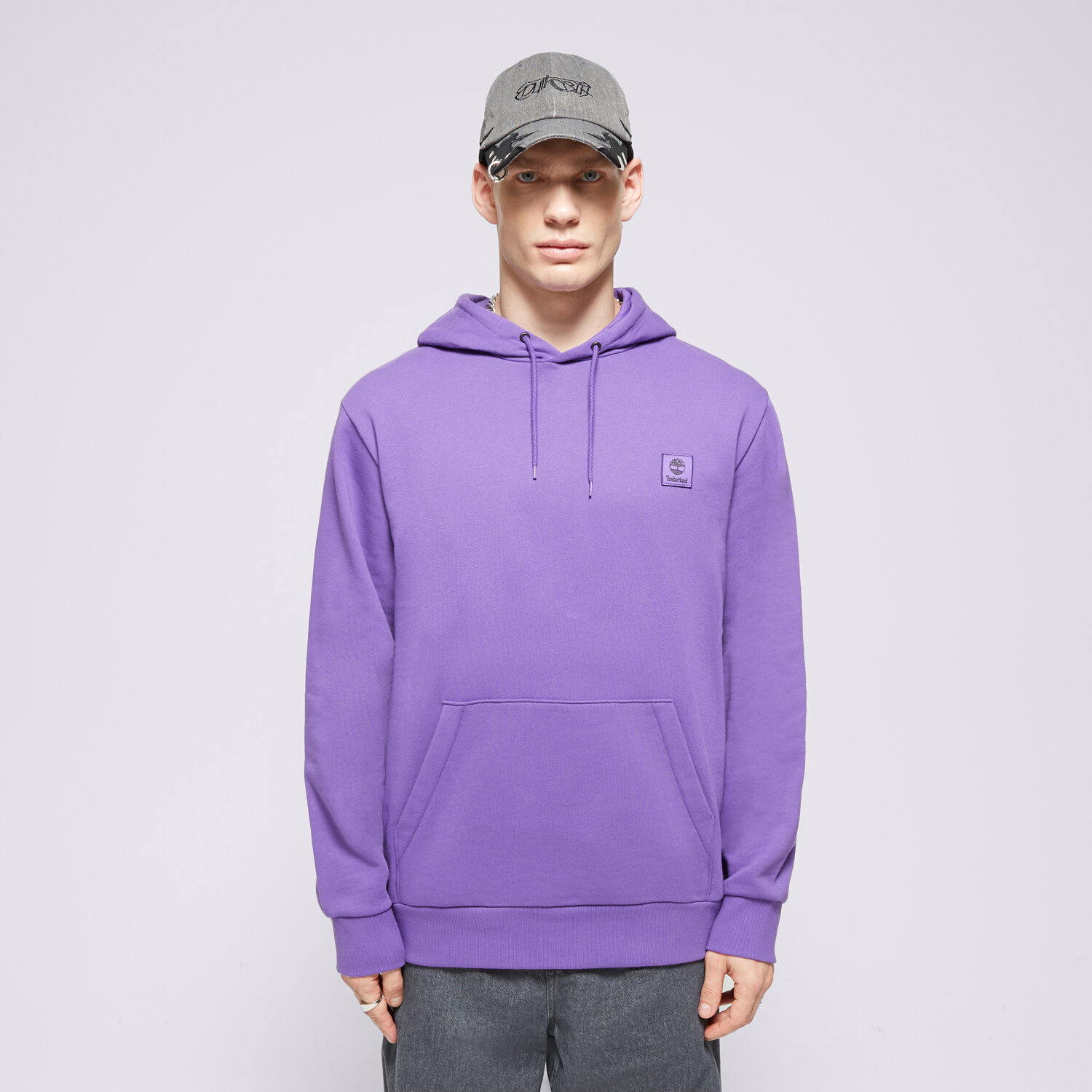 Bărbați bluză TIMBERLAND BLUZĂ CU GLUGĂ WOVEN BADGE TB0A5RD2EJ91 Violet