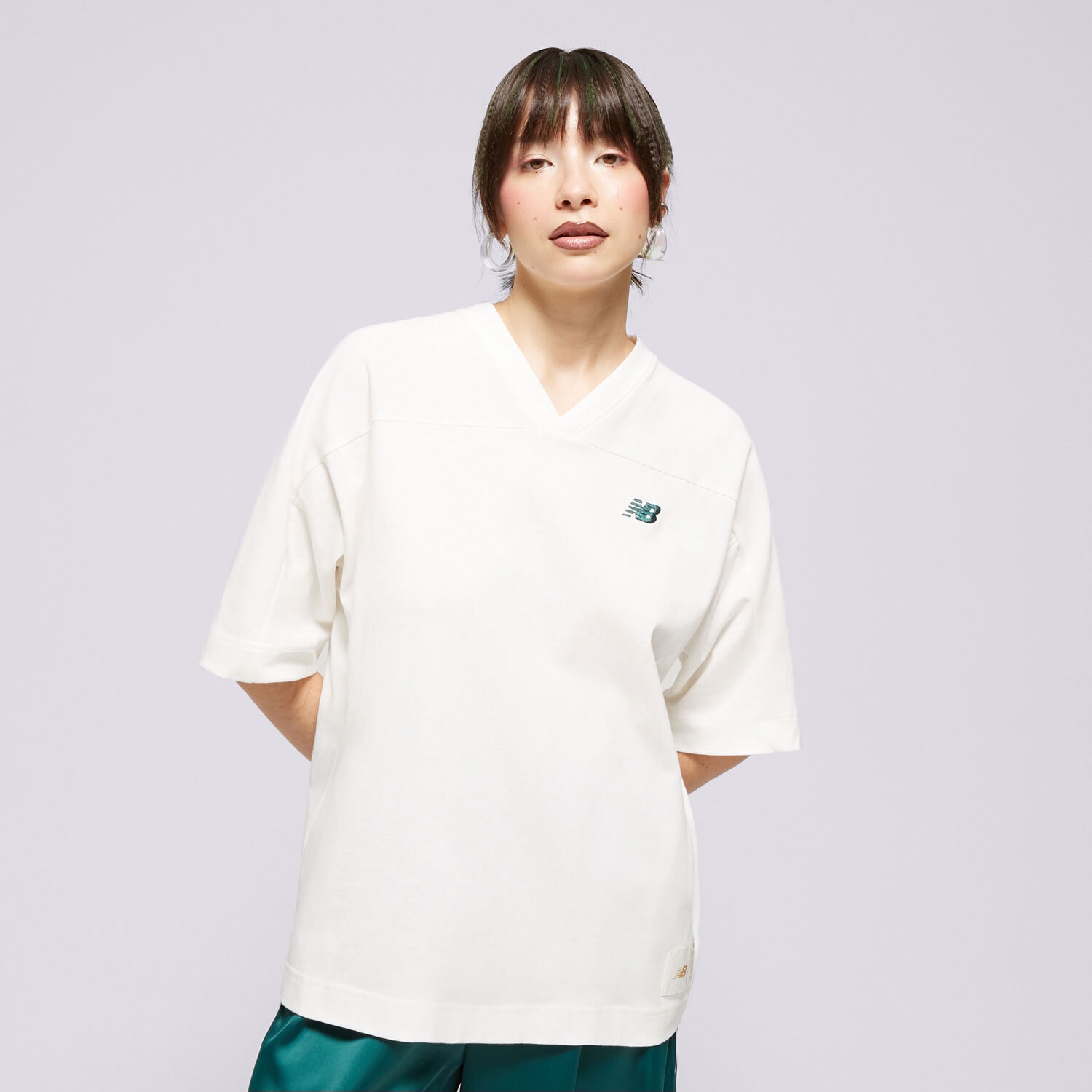 Femei tricou NEW BALANCE TRICOU SPORTSWEAR'S JERSEY WT41512SST Bej