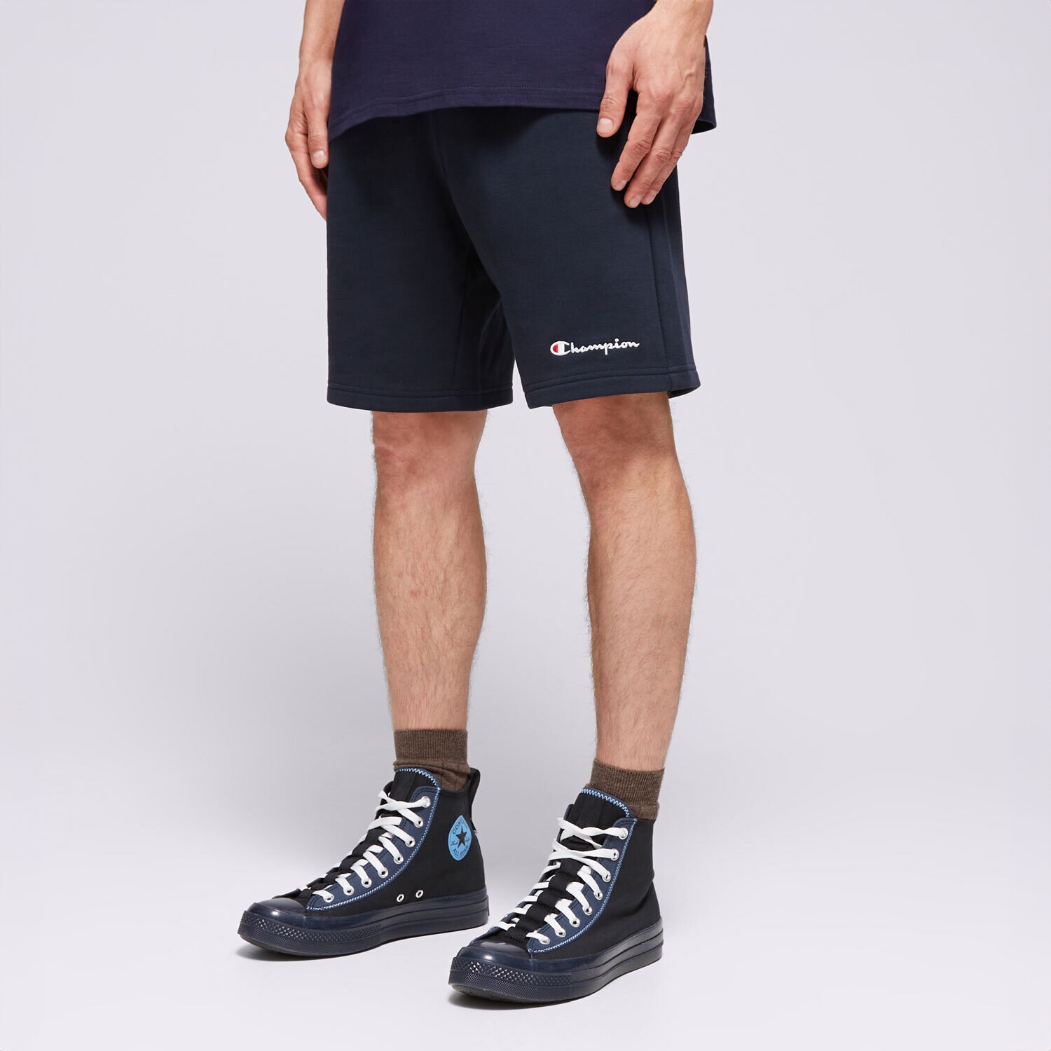 Femei pantaloni scurți CHAMPION PANTALONI SCURȚI BERMUDA 219906BS501 Bleumarin