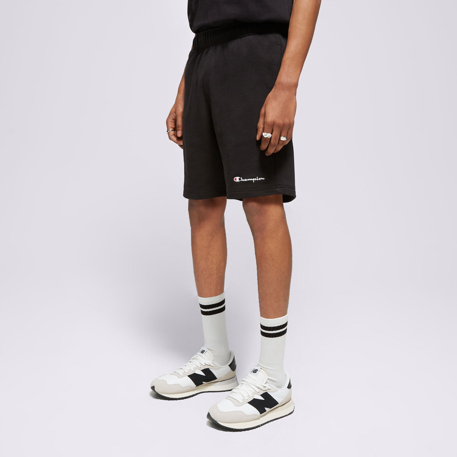 Femei pantaloni scurți CHAMPION PANTALONI SCURȚI BERMUDA 219906KK001 Negru