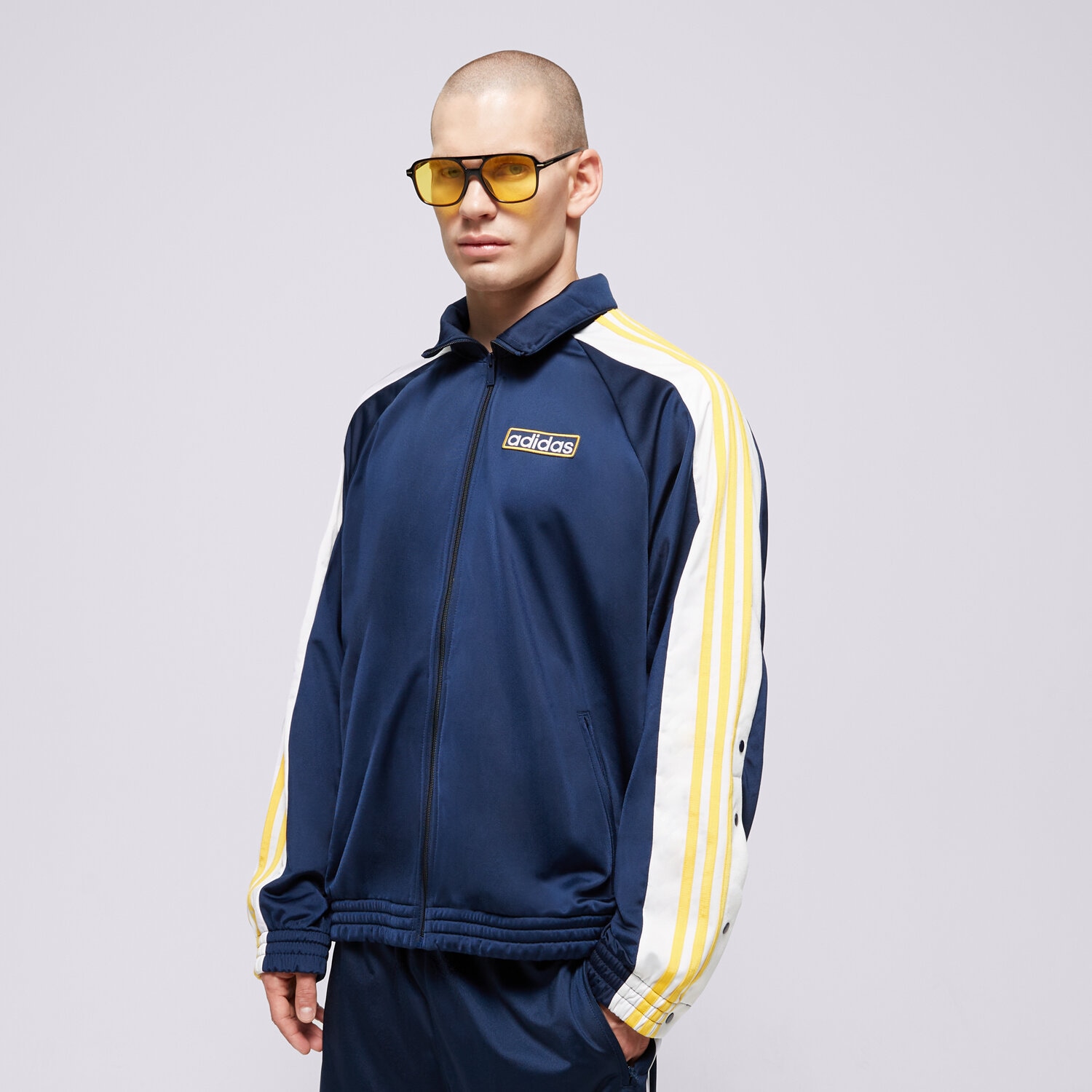 Bărbați bluză ADIDAS BLUZĂ ADIBREAK TT IU2363 Bleumarin