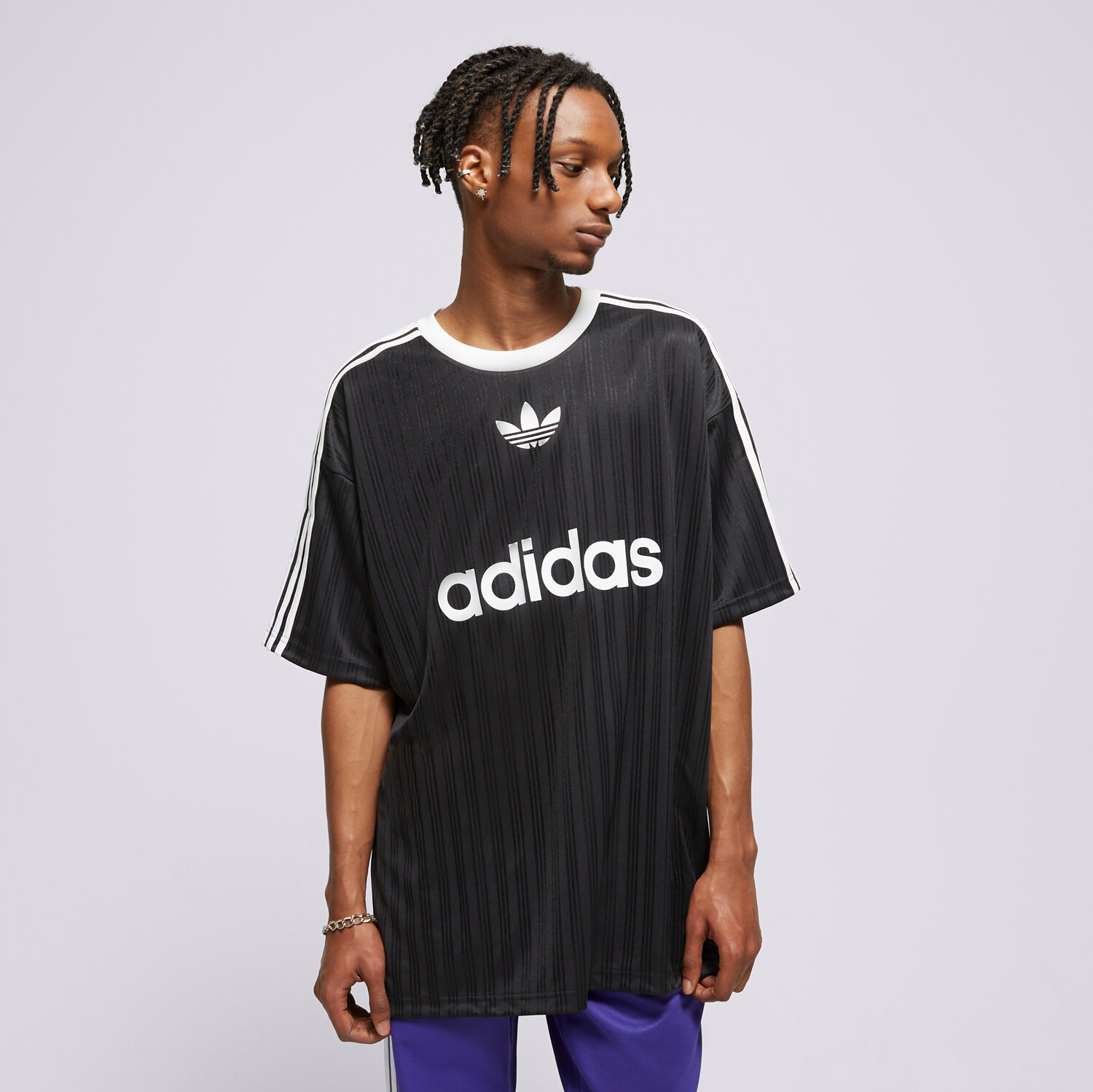 Bărbați tricou ADIDAS TRICOU ADICOLOR POLY T IU2341 Negru