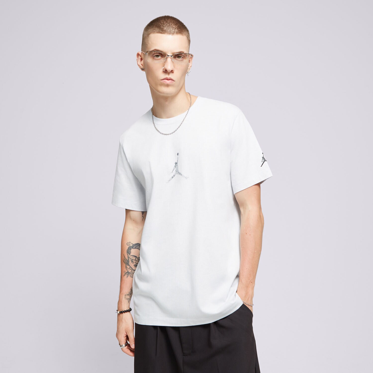 Bărbați tricou JORDAN TRICOU M J FLT MVP GX SS CREW FN5988-043 Gri