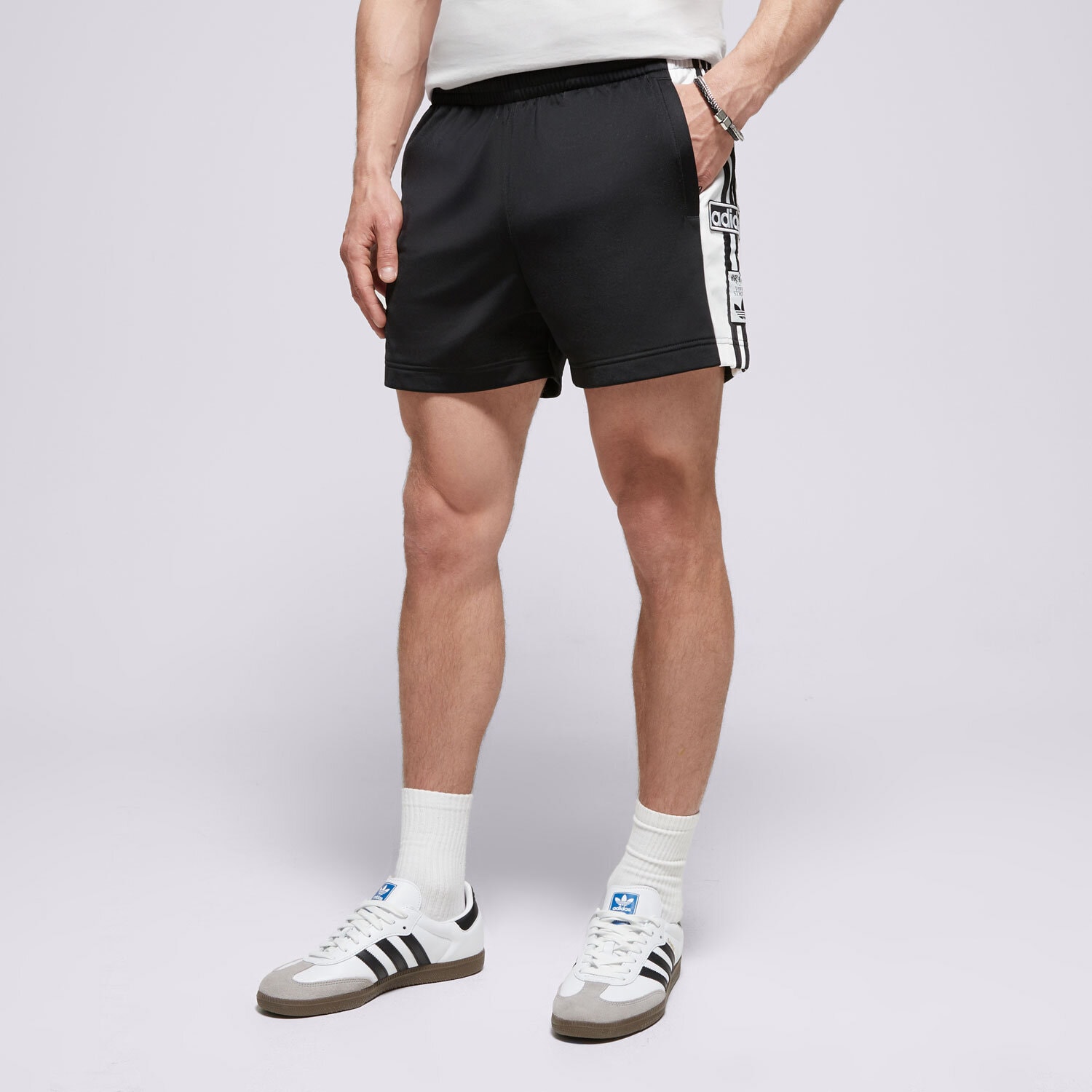 Femei pantaloni scurți ADIDAS PANTALONI SCURȚI ADIBREAK SHORT IU2518 Negru