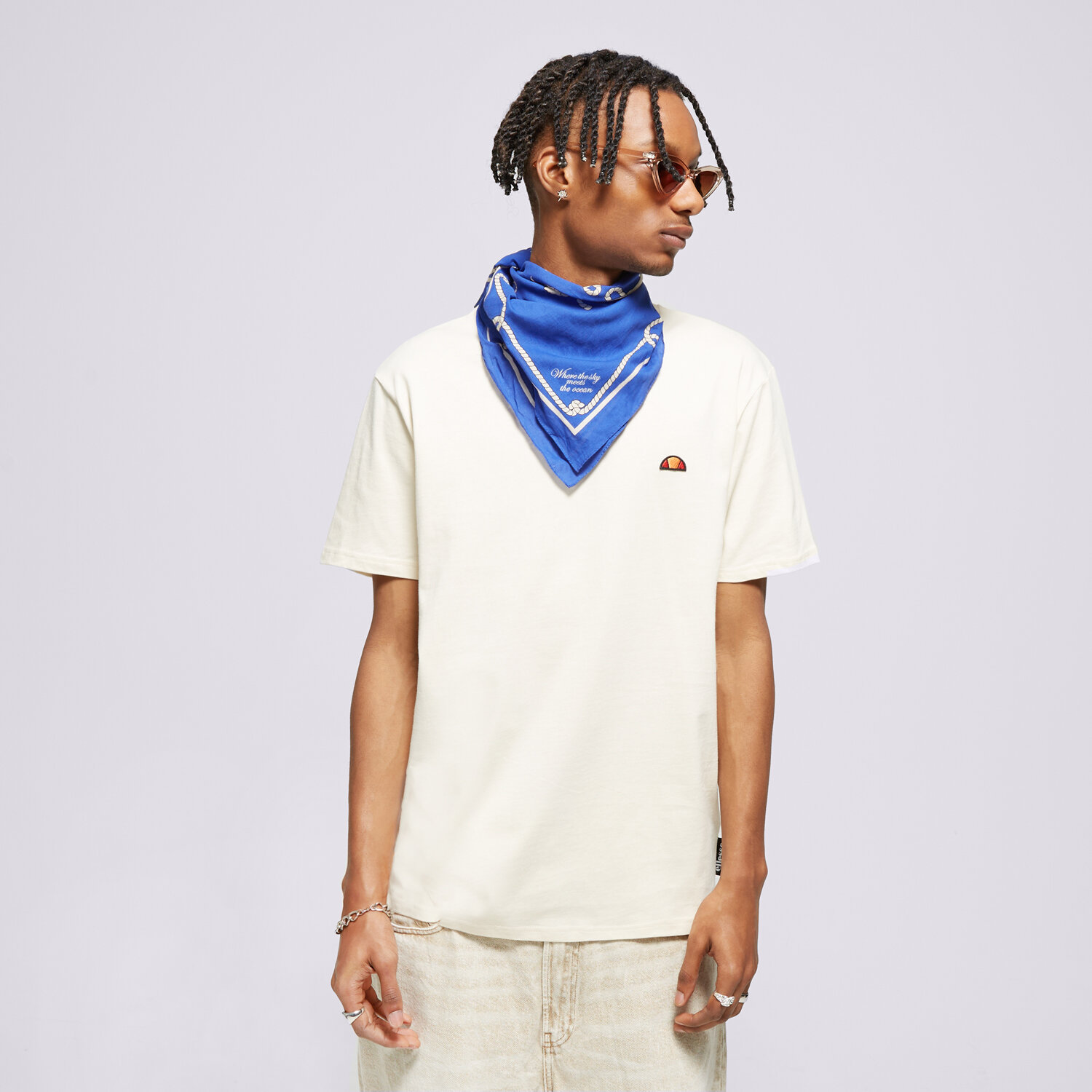 Bărbați tricou ELLESSE TRICOU AZZINA CREAM SMG19603900 Bej