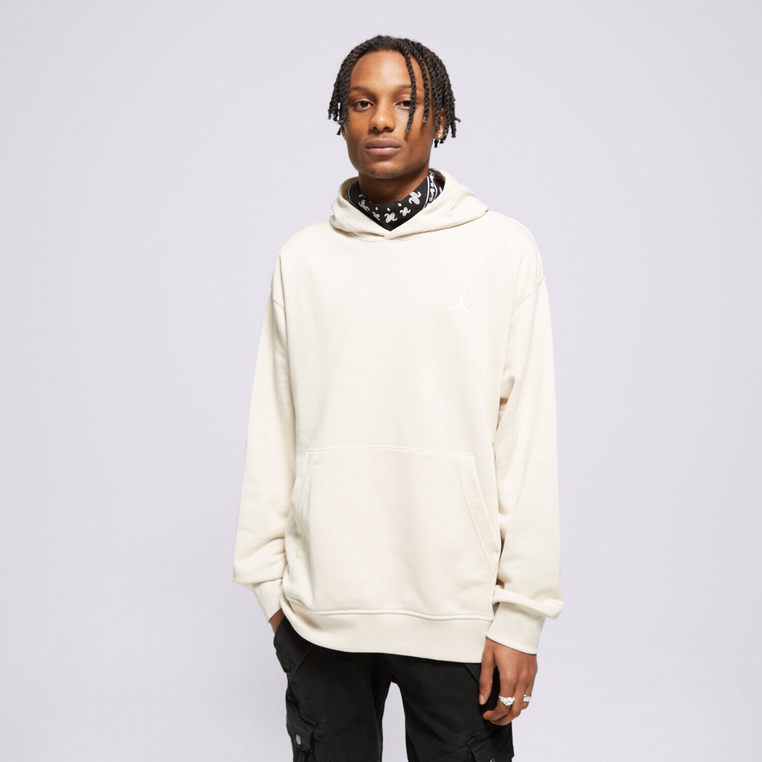 Bărbați bluză BLUZĂ CU GLUGĂ M JORDAN ESS FLC PO LB FQ3678-203 Bej