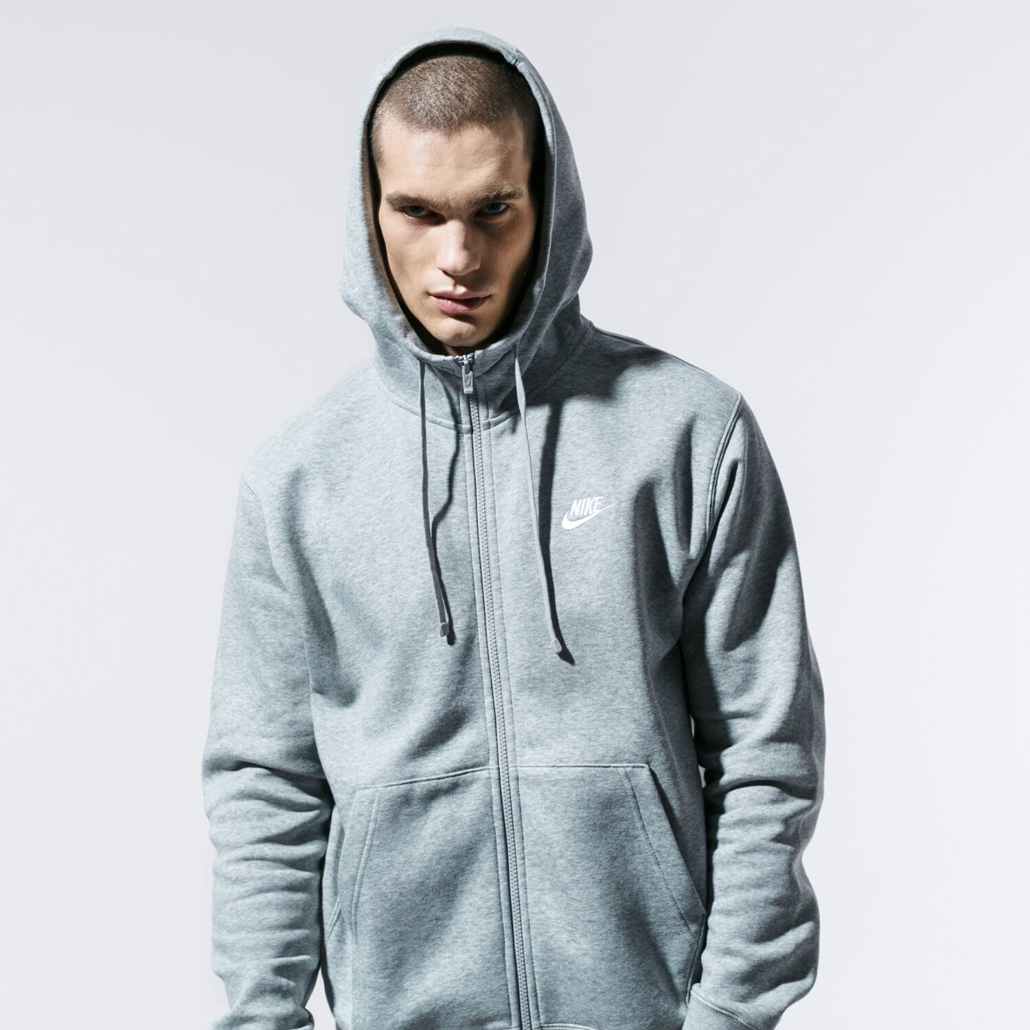 Bărbați bluză NIKE BLUZĂ SPORTSWEAR CLUB FLEECE BV2645-063 Gri