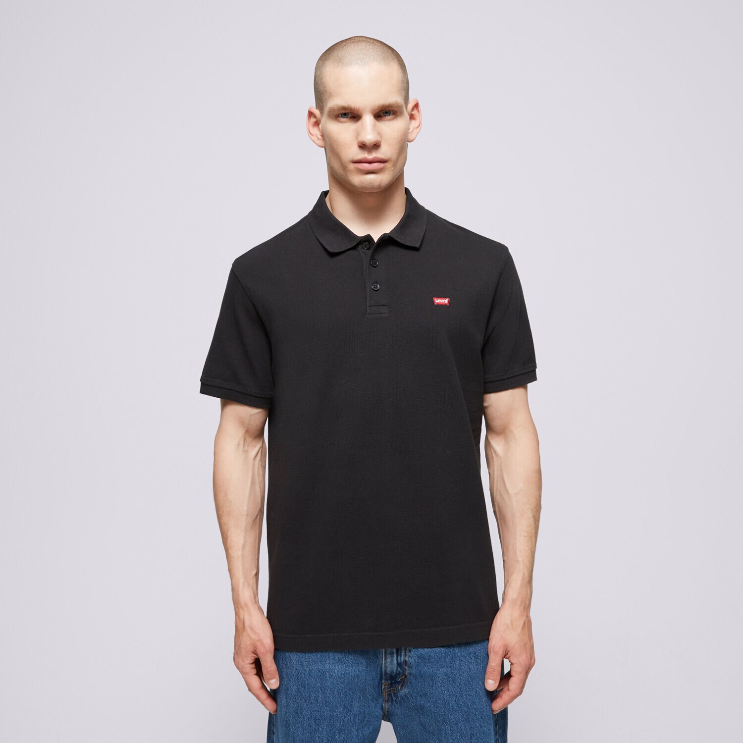 Bărbați tricou LEVI'S POLO LEVIS HM POLO BLACKS 35883-0007 Negru
