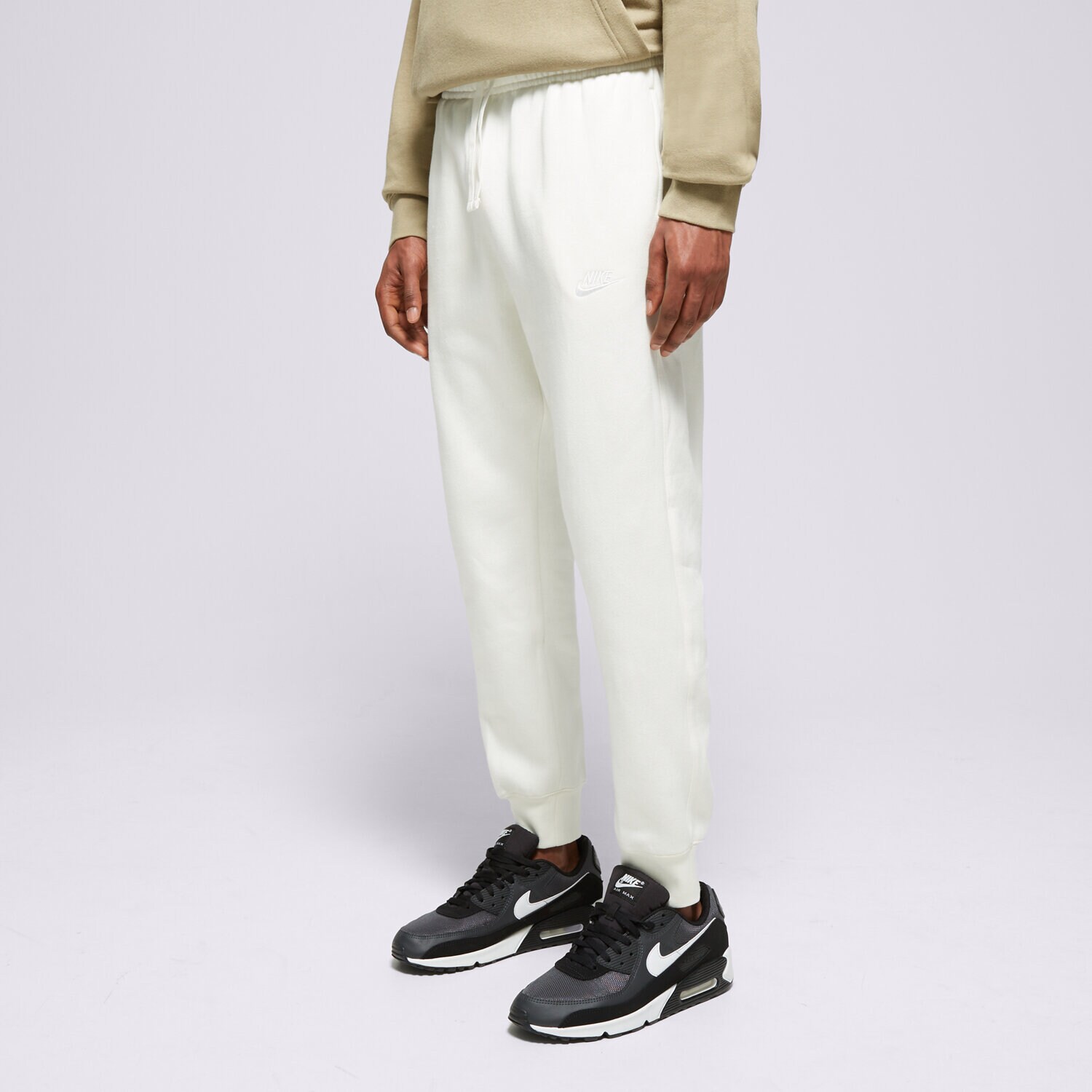 Bărbați pantaloni NIKE PANTALONI  SPORTSWEAR CLUB FLEECE BV2671-133 Bej