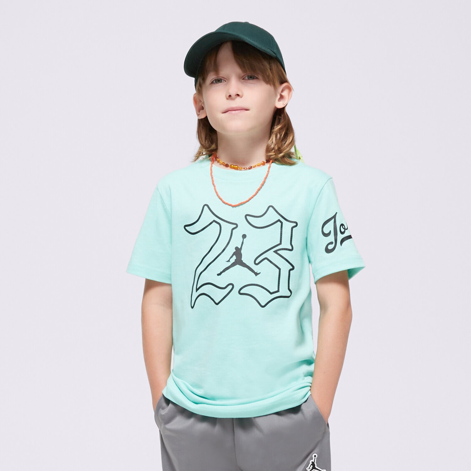 Copii tricou JORDAN TRICOU JDB MVP JUMPMAN 23 SS TEE BOY 95D154-E8G turcoaz
