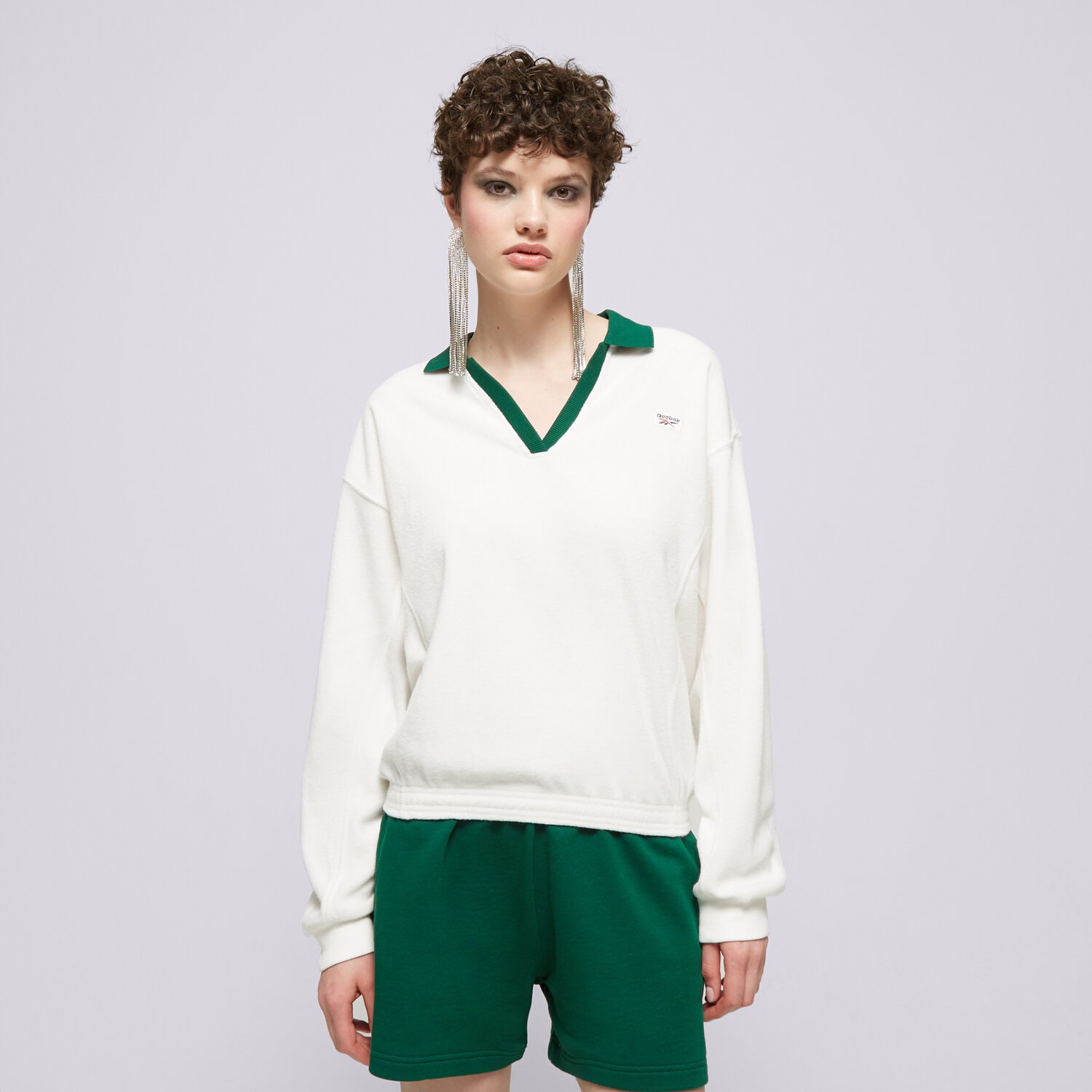 Femei bluză REEBOK BLUZĂ CL Q2 CS COVERUP