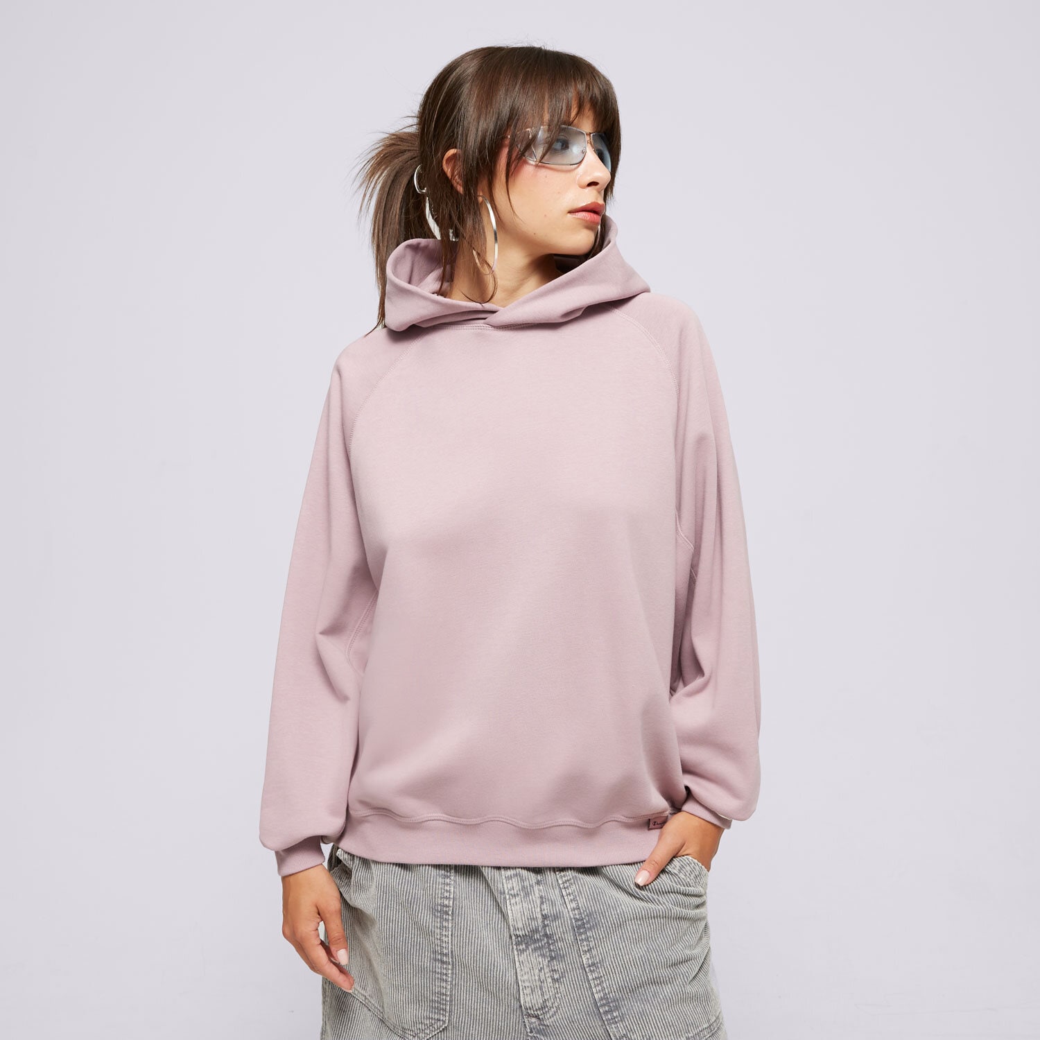 Femei bluză CHAMPION BLUZĂ CU GLUGĂ-ECO FUTURE E10001PS162 Violet