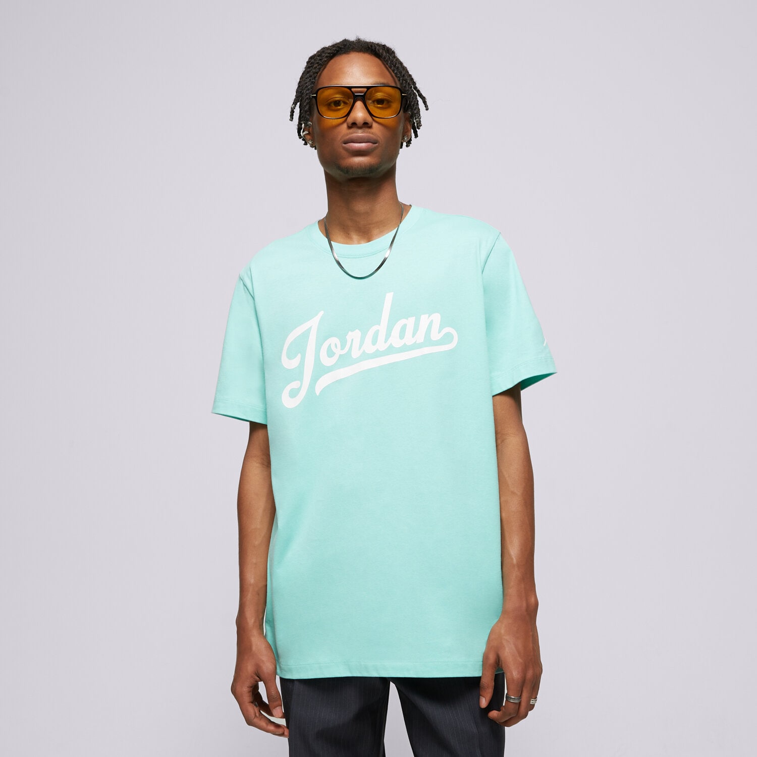 Bărbați tricou JORDAN TRICOU M J FLT MVP WM SS CREW FN5958-349 turcoaz