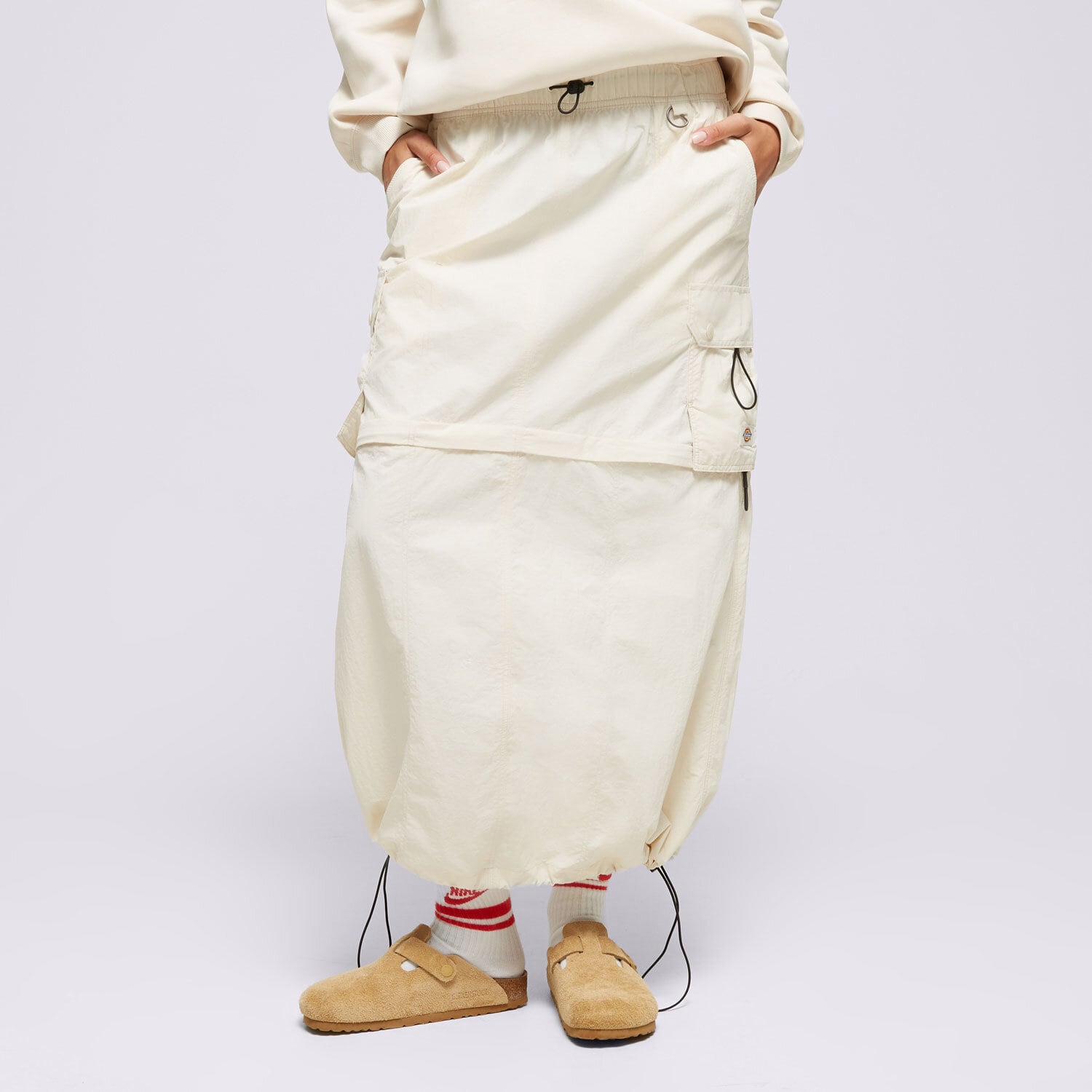 Femei rochii și fuste DICKIES FUSTĂ JACKSON SKIRT W WHITECAP DK0A4YV7F901 Bej