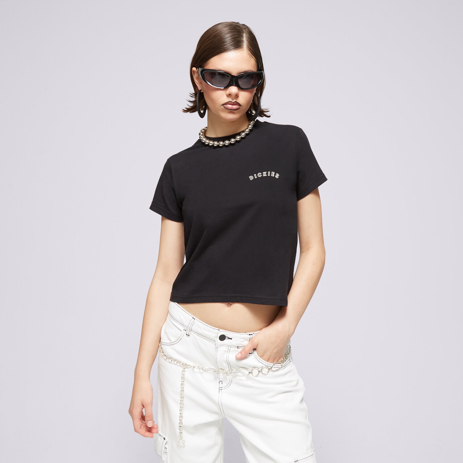 Femei tricou DICKIES TRICOU 90'S FIT TREND TEE DK0A4YRVBLK Negru