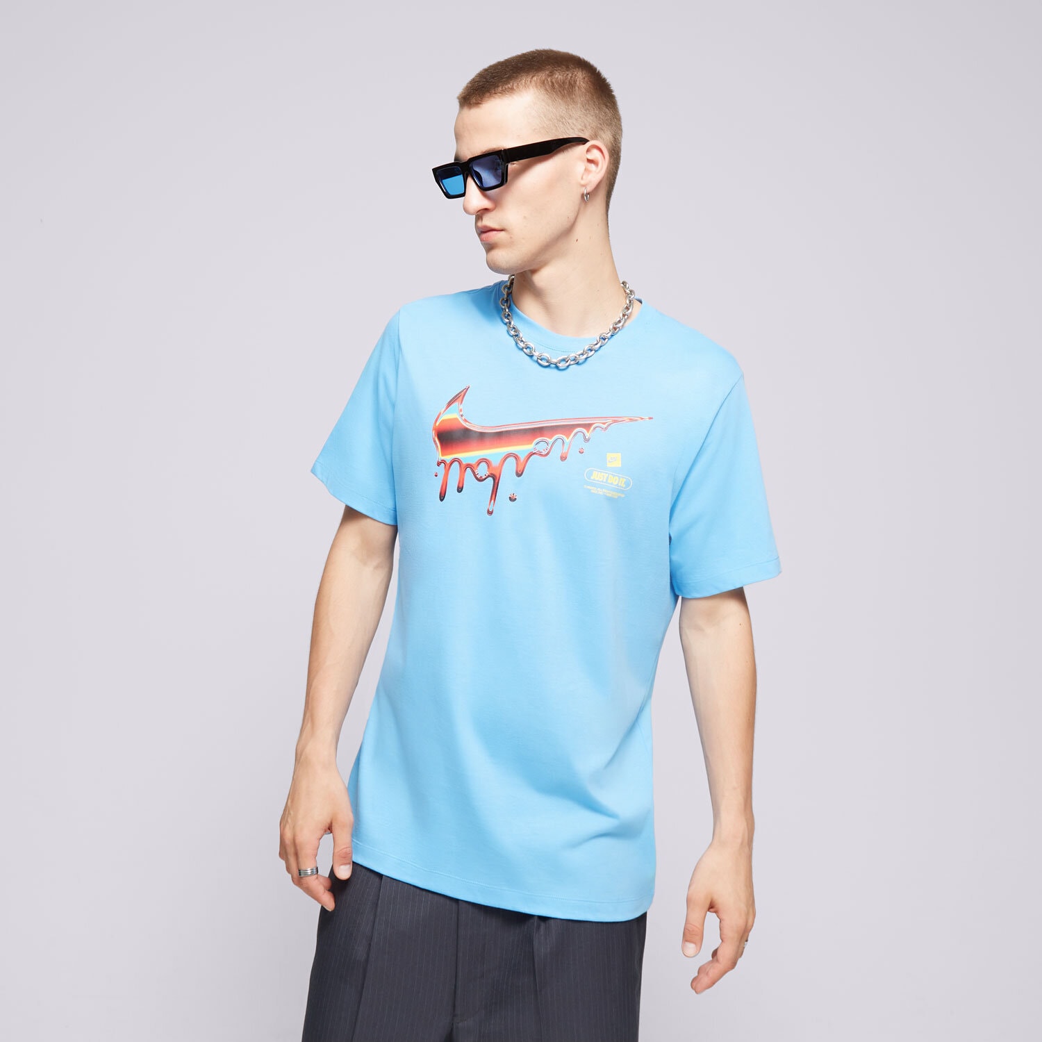 Bărbați tricou NIKE TRICOU HEATWAVE DRIP TEE BLUE TEE HJ5464-412 Albastru