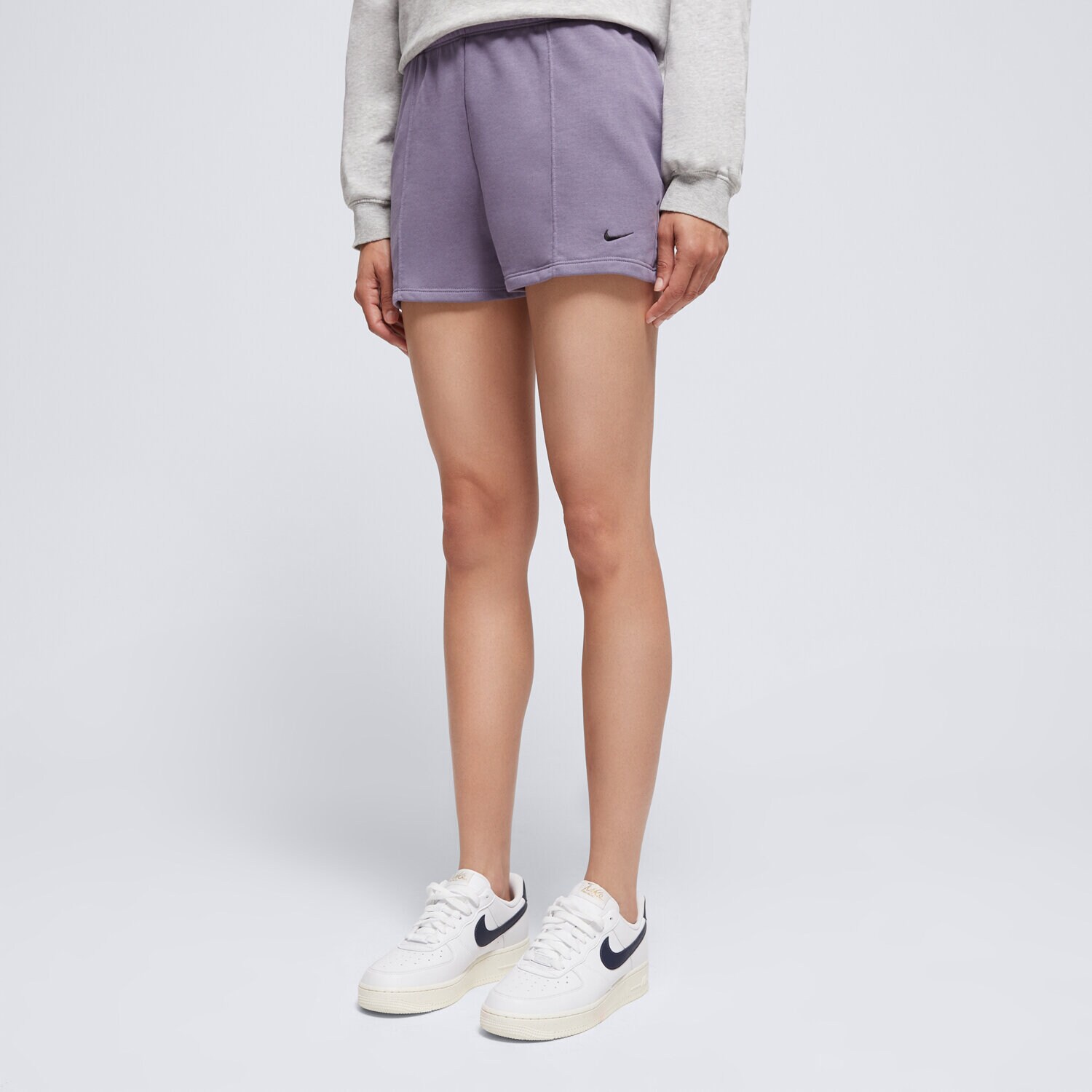 Femei pantaloni scurți NIKE PANTALONI SCURȚI W NSW   NK CHLL FT HR 2IN SHORT FN2455-509 Violet
