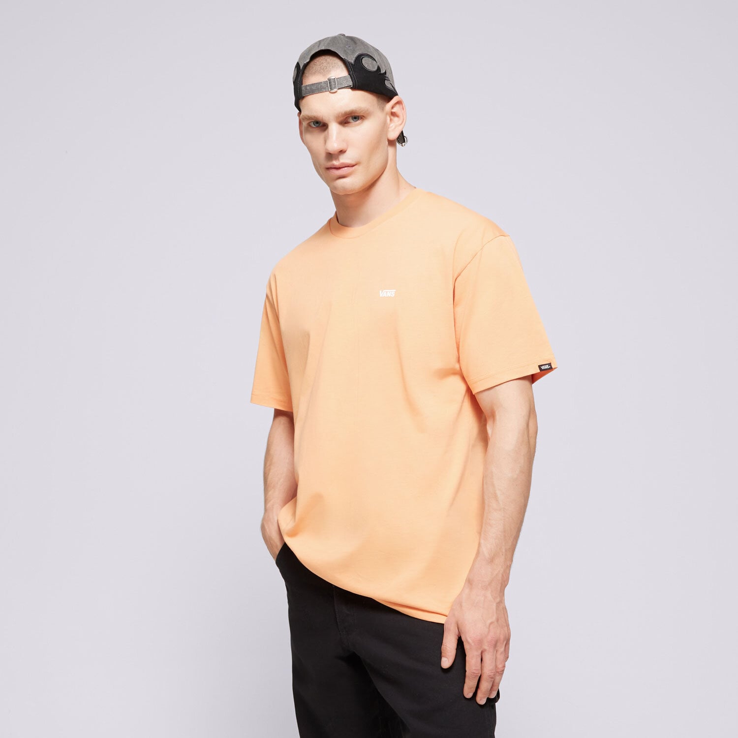 Bărbați tricou VANS TRICOU LEFT CHEST COPPER TAN VN0A3CZECR51 Portocaliu