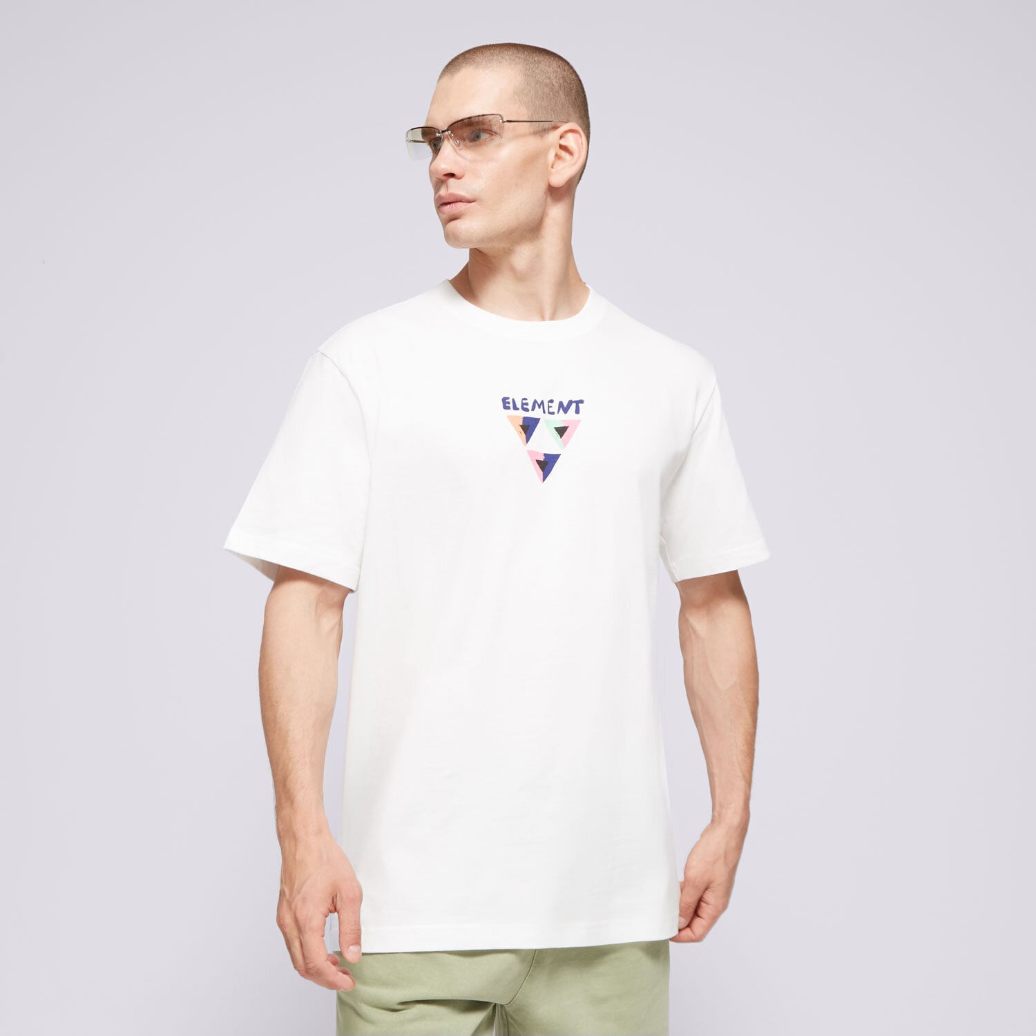Bărbați tricou ELEMENT TRICOU CONQUER SS ELYZT00398-WBB0 Alb