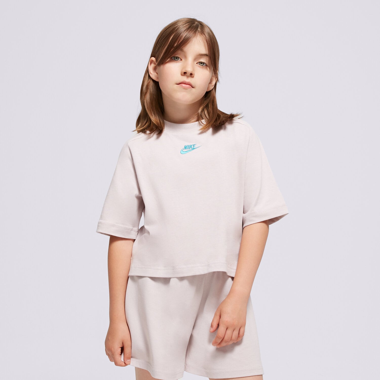 Copii tricou NIKE TRICOU G NSW SS TOP JSY LBR GIRL FN8589-019 Violet
