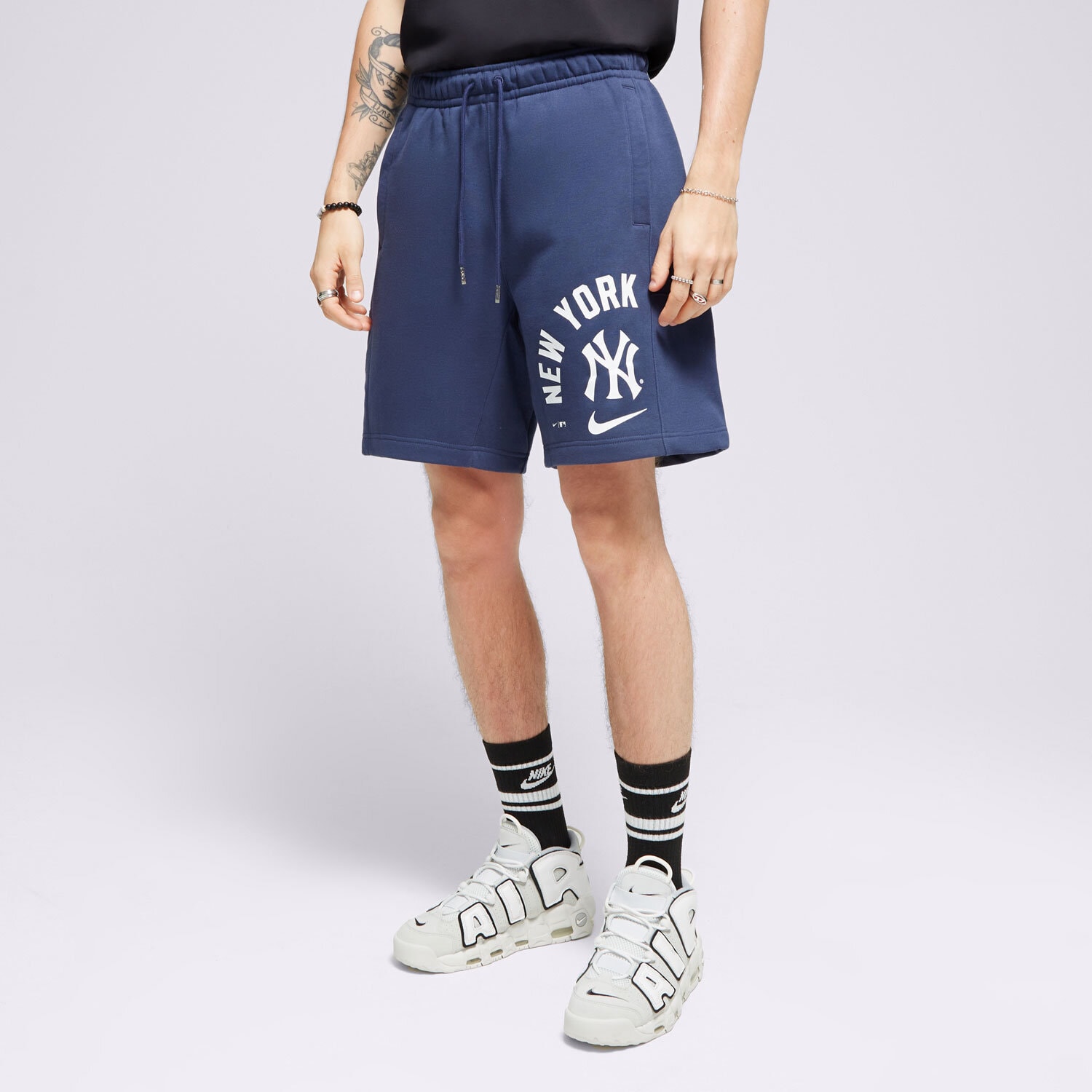 Femei pantaloni scurți NIKE PANTALONI SCURȚI NEW YORK YANKEES MLB 027D-160N-NK-GXD Bleumarin