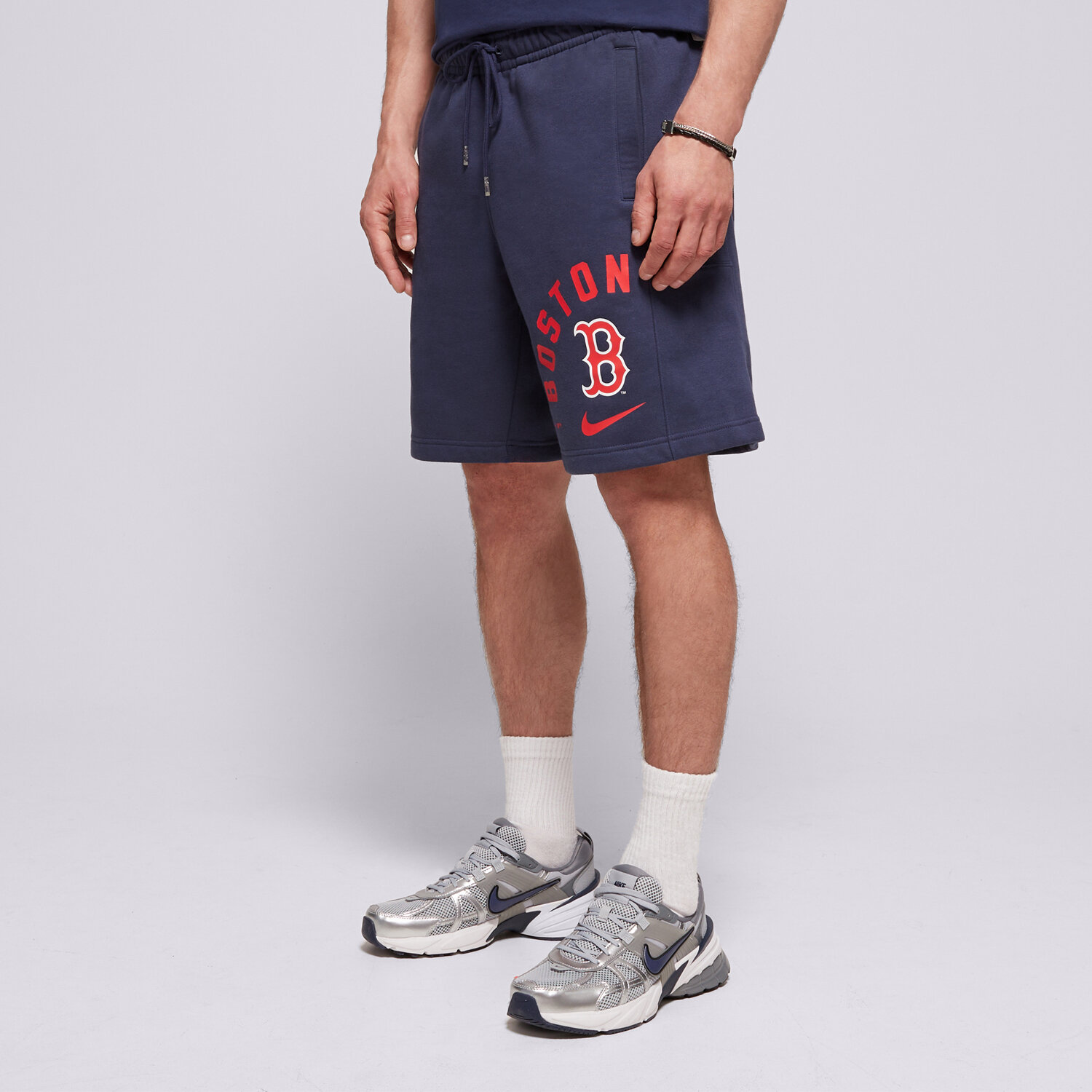 Femei pantaloni scurți NIKE PANTALONI SCURȚI BOSTON RED SOX MLB 027D-160N-BQ-GXD Bleumarin