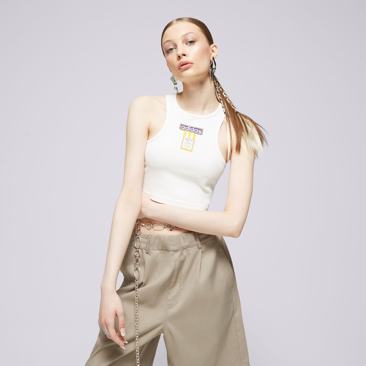 Femei tricou ADIDAS TRICOU ADIBRK MAIOU TOP IS2434 Alb