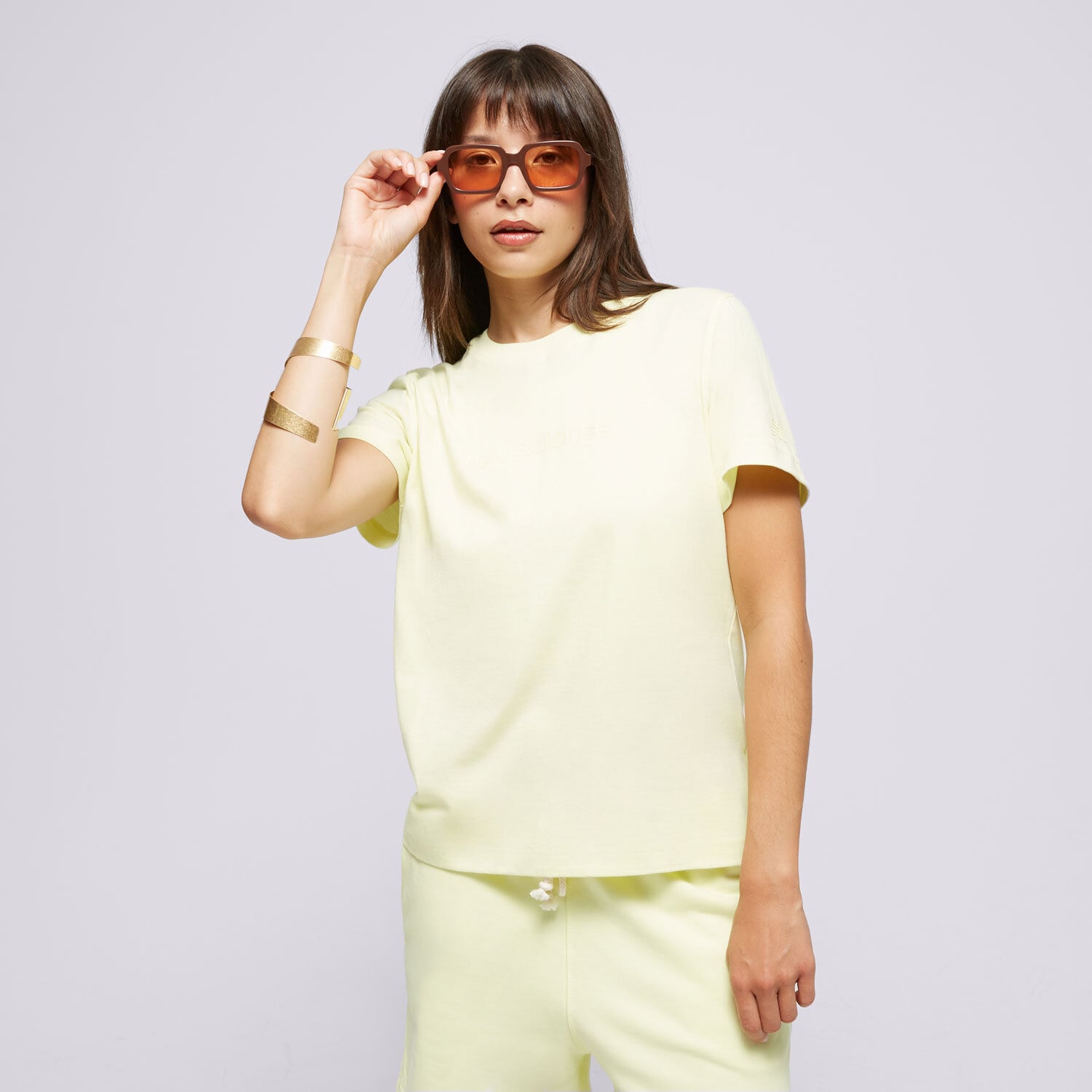 Femei tricou NEW BALANCE TRICOU HYPER DENSITY JERSEY WT41554LLT Galben