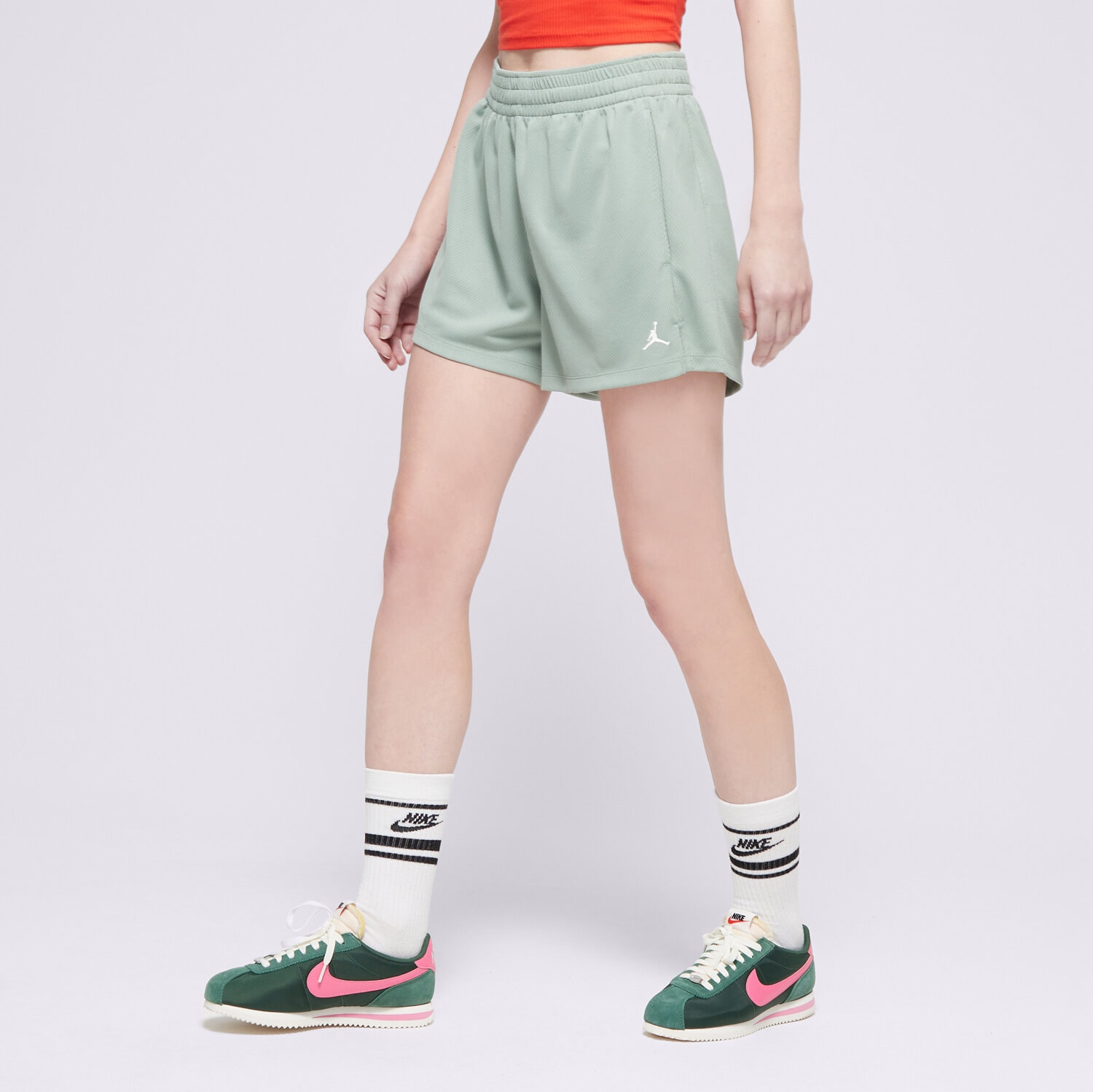 Femei pantaloni scurți JORDAN PANTALONI SCURȚI W J SPT MESH SHORT SLD FN5162-304 Verde