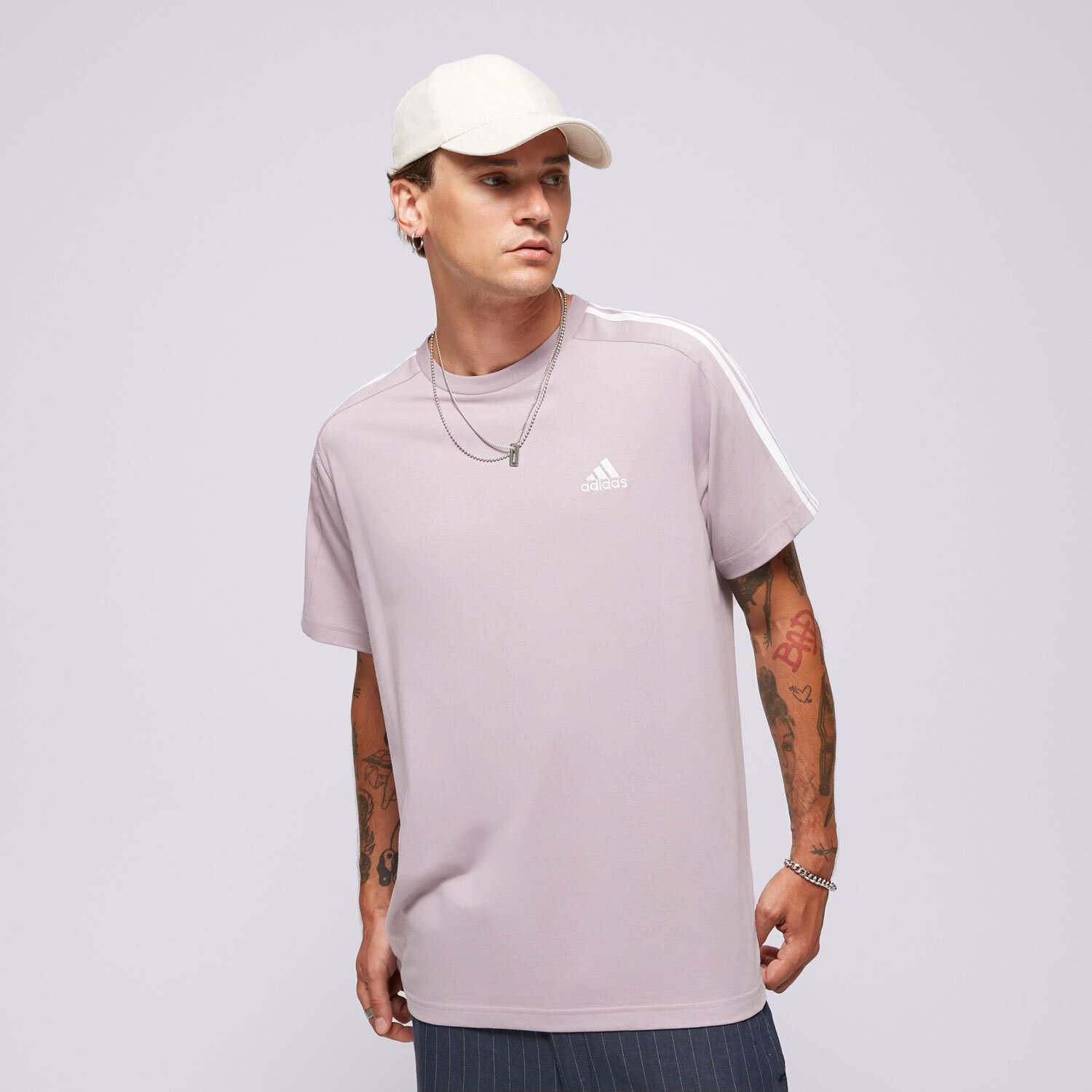 Bărbați tricou ADIDAS TRICOU M 3S SJ T IS1331 Gri