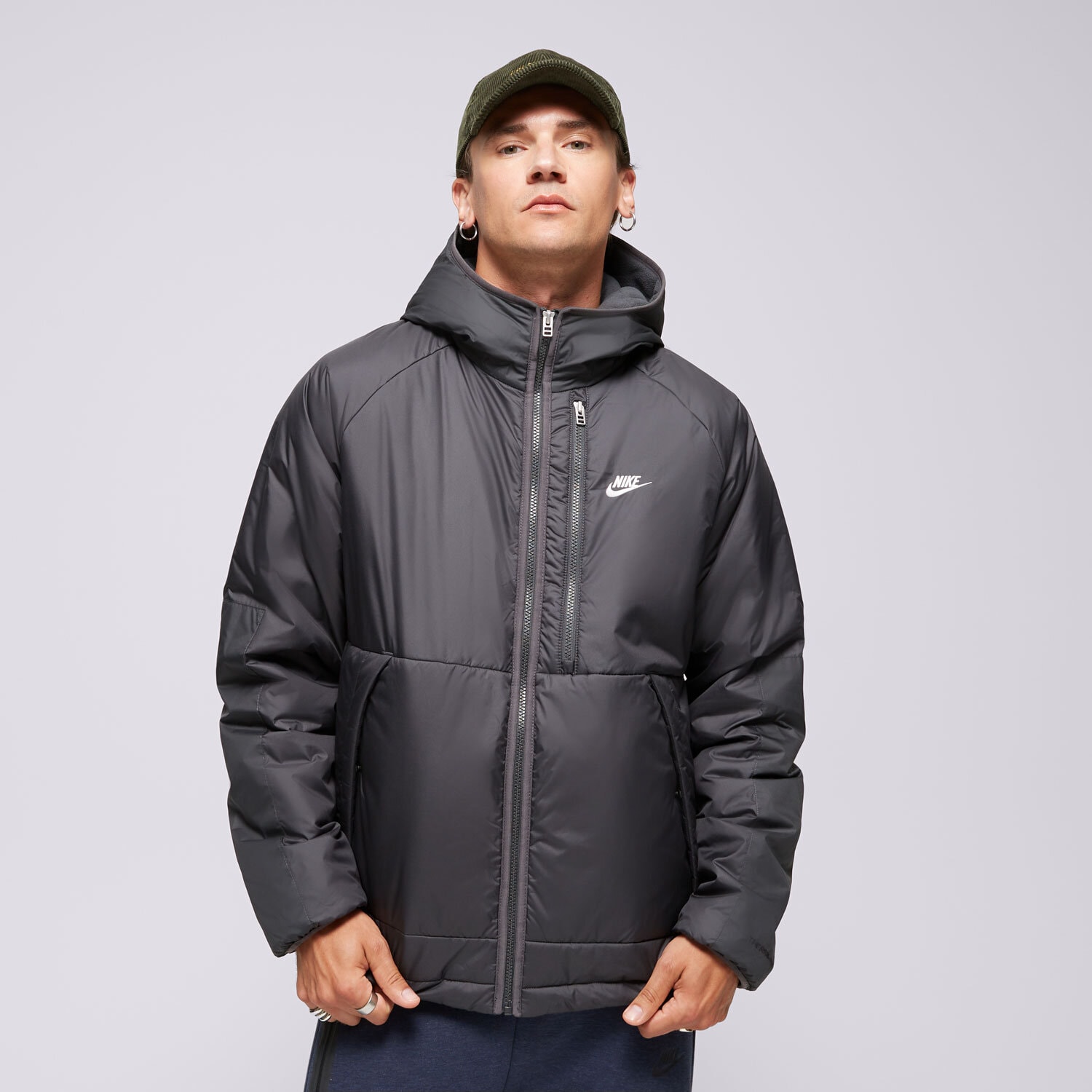 Bărbați eacă de iarnă NIKE JACHETĂ M NSW TF RPL LEGACY HD DX2038-070 Negru