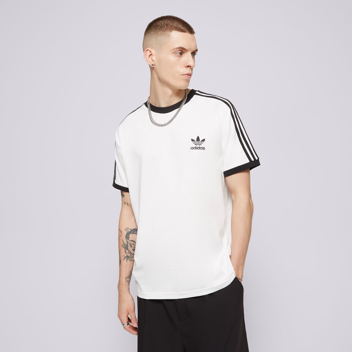 Bărbați tricou ADIDAS TRICOU 3-STRIPES TEE IA4846 Alb