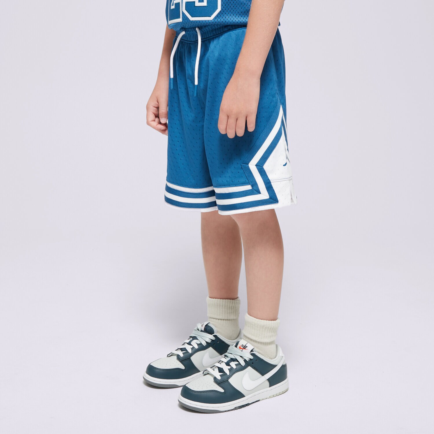 Pantaloni scurți și rochii pentru copii JORDAN PANTALONI SCURȚI JDN AIR DIAMOND SHORT B 95B136-U1R Albastru