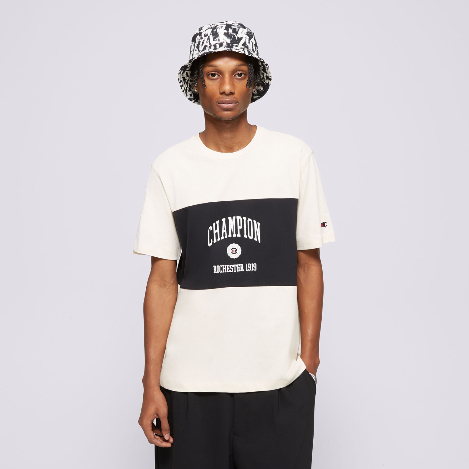 Bărbați tricou CHAMPION TRICOU CREWNECK 219853YS137 Bej