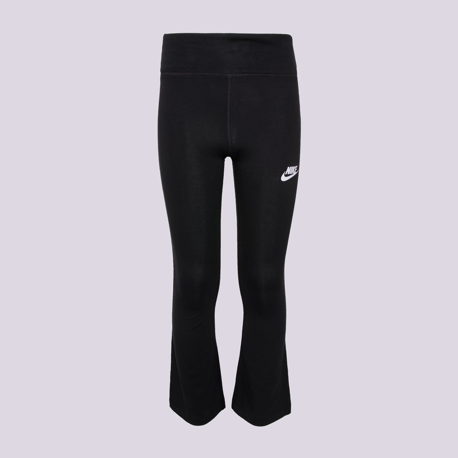 Pantaloni pentru copii NIKE PANTALONI  G NSW CLSSC HR FLARE TGHT LBR GIRL FZ5585-010 Negru