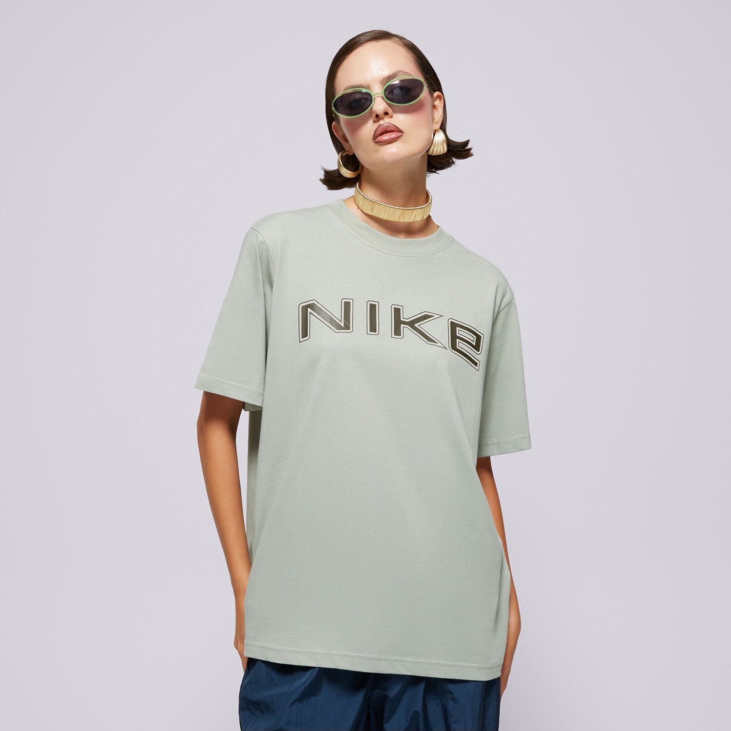 Femei tricou NIKE TRICOU W NSW PHOENIX SS TEE HQ1679-370 Kaki