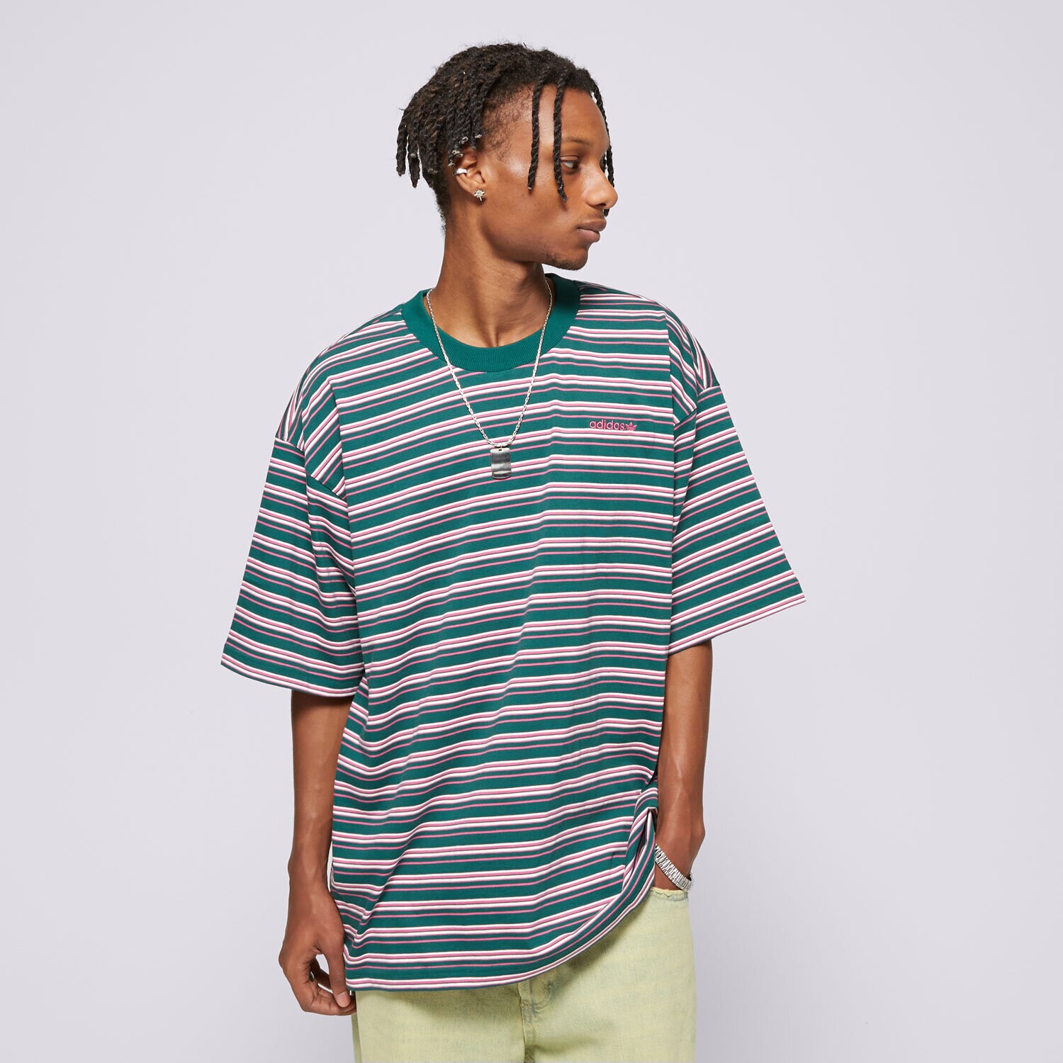 Bărbați tricou ADIDAS TRICOU 80S STRIPED TEE JC6521 Mulicolor