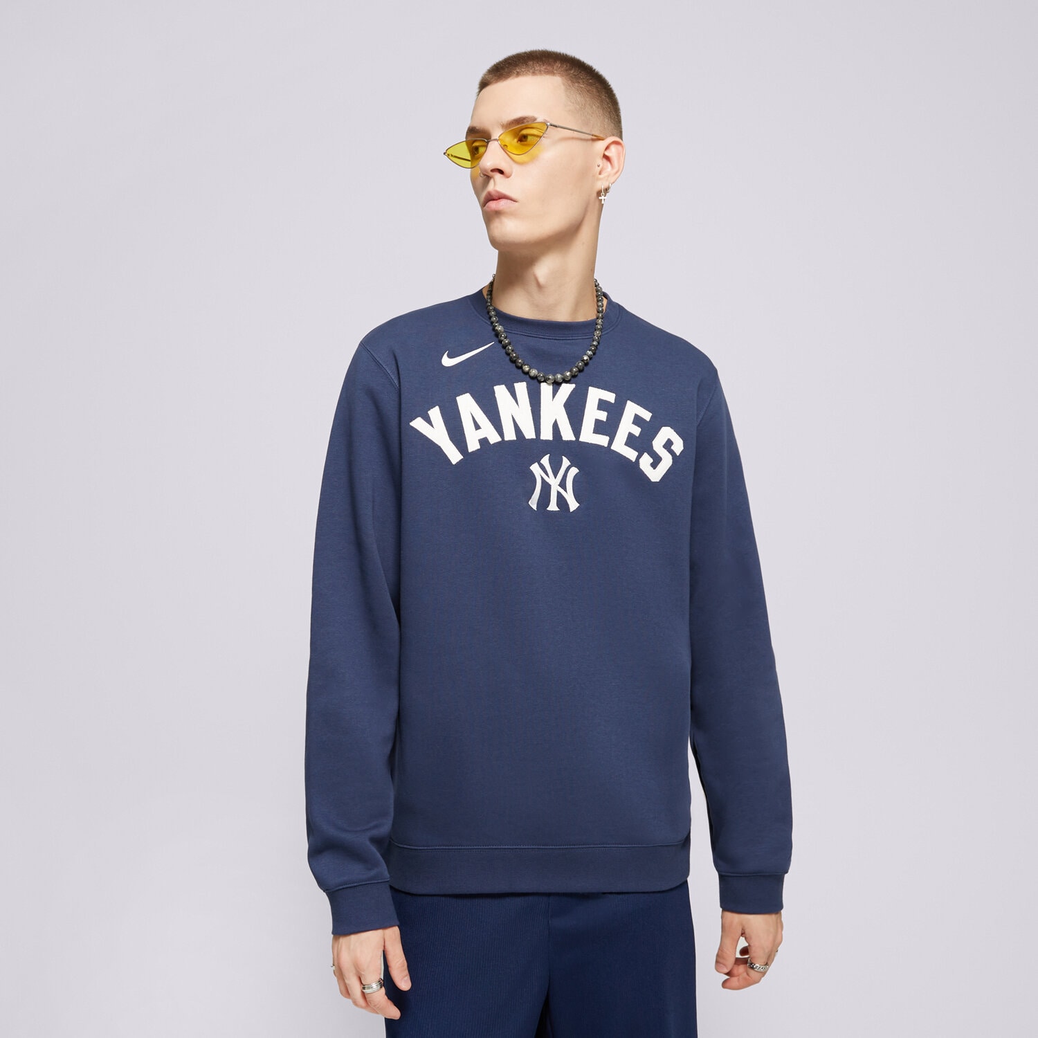 Bărbați bluză NIKE BLUZĂ NEW YORK YANKEES MLB NKPU-012N-NK-N9P Bleumarin