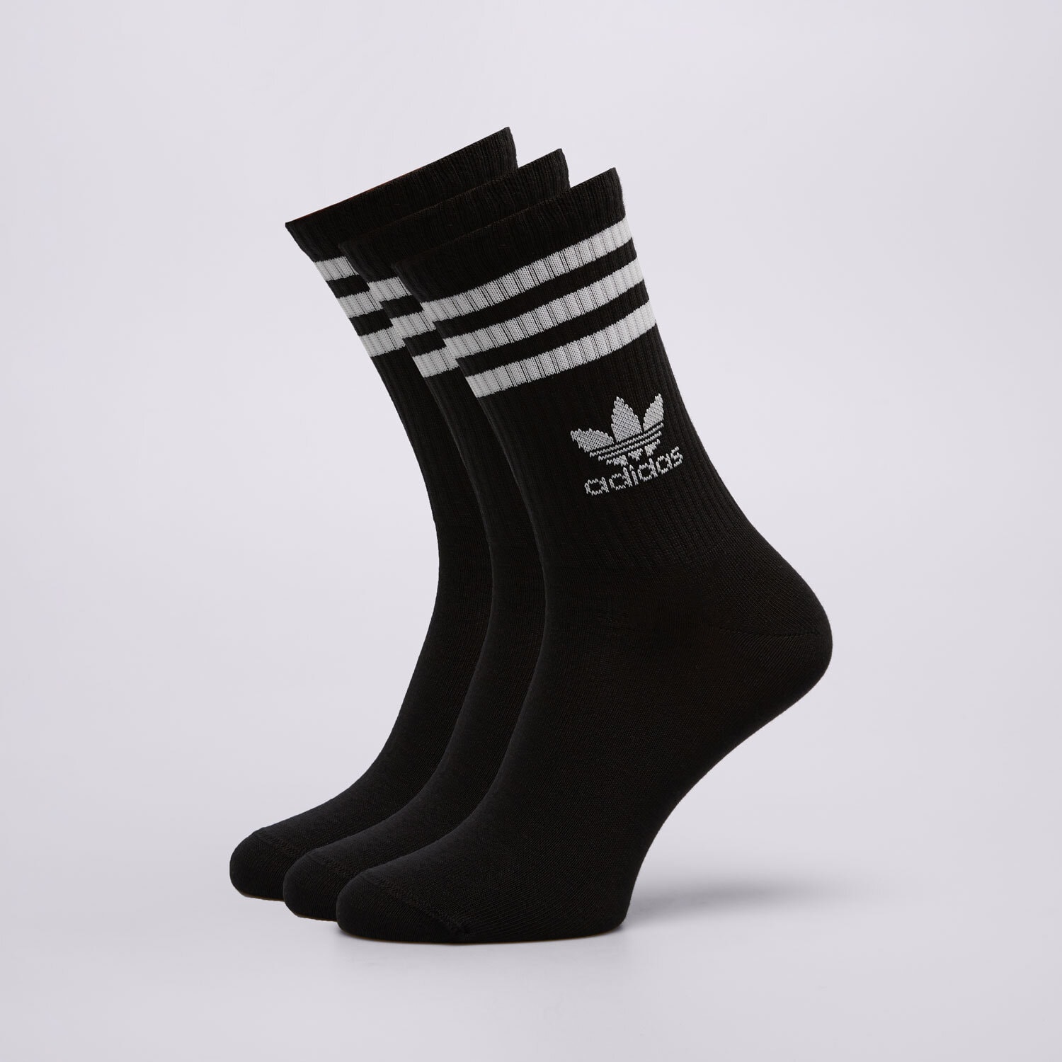 Femei șosete ADIDAS ȘOSETE CREW SOCK 3STR IL5022 Negru