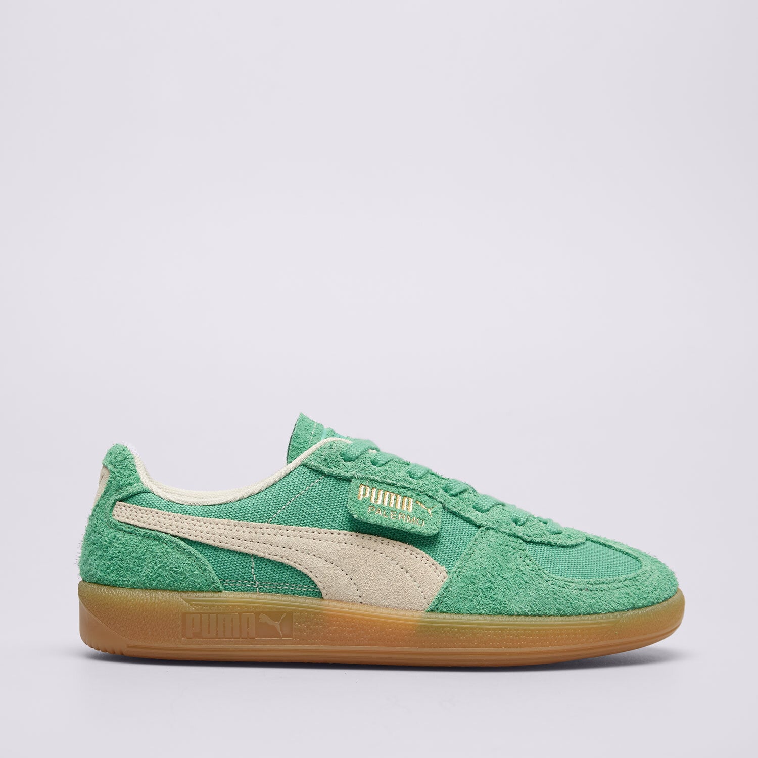 Barbați pantofi sport PUMA PALERMO VINTAGE 39684105 verde mentă