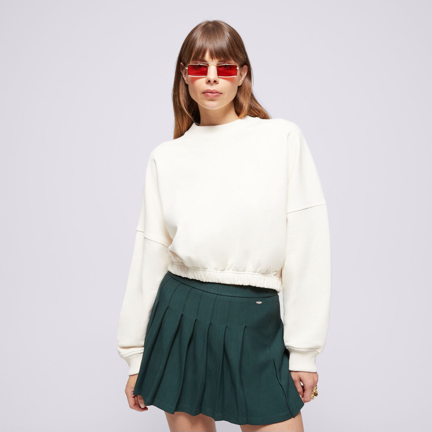 Femei bluză ADIDAS BLUZĂ SWEATSHIRT OS IZ0291 Alb