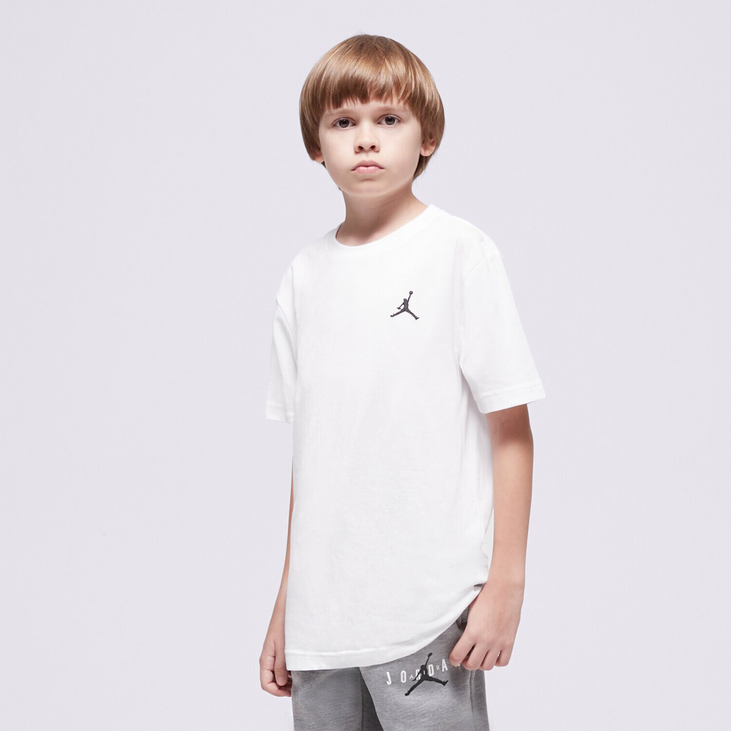 Copii tricou JORDAN TRICOU JDB JUMPMAN AIR EMB BOY 95D266-001 Alb