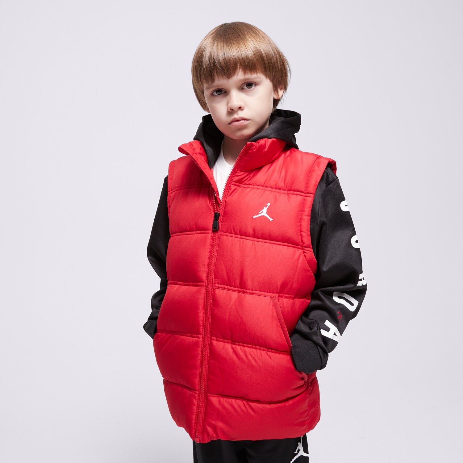 Jachetă de sezon pentru copii (primăvară/toamnă) JORDAN JACHETĂ DE IARNĂ JDB 2 FER JKT BOY 95D191-H24 Roșu